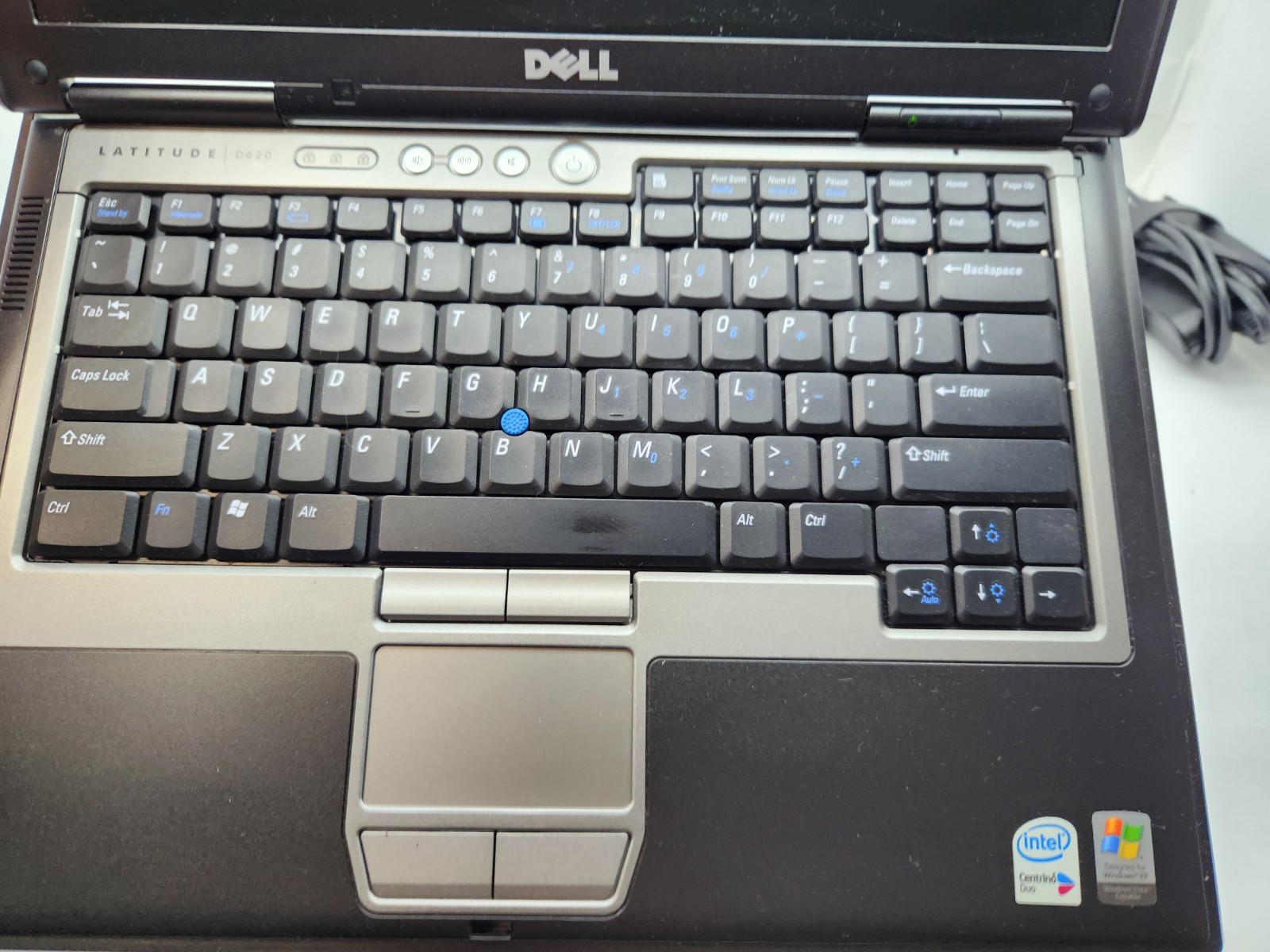 Dell D620 Laptop T2300 1GB Ram CD burner Dvd-rom 60gb hdd Windows 7 w/ Charger