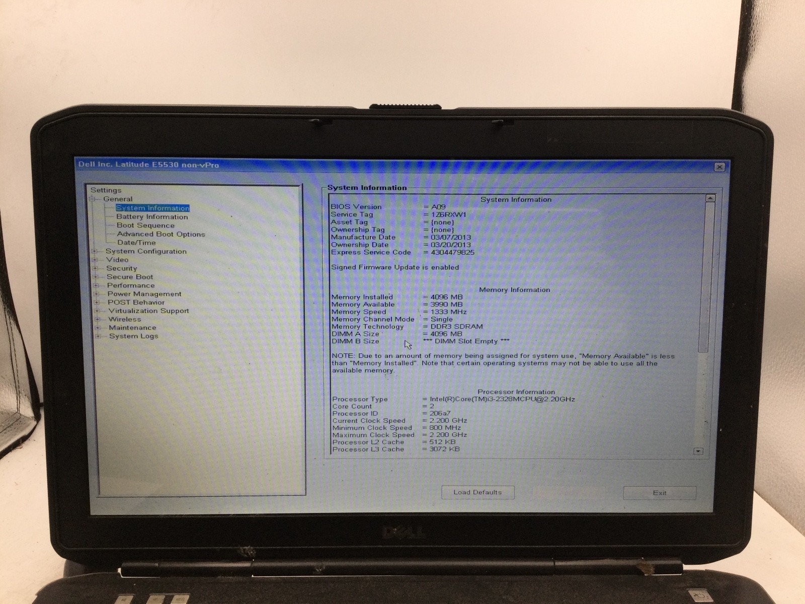 DELL LATITUDE E5530 – BOOTS TO BIOS – LOT OF 2 – INTEL I5 – 4GB RAM – 15″ – BB
