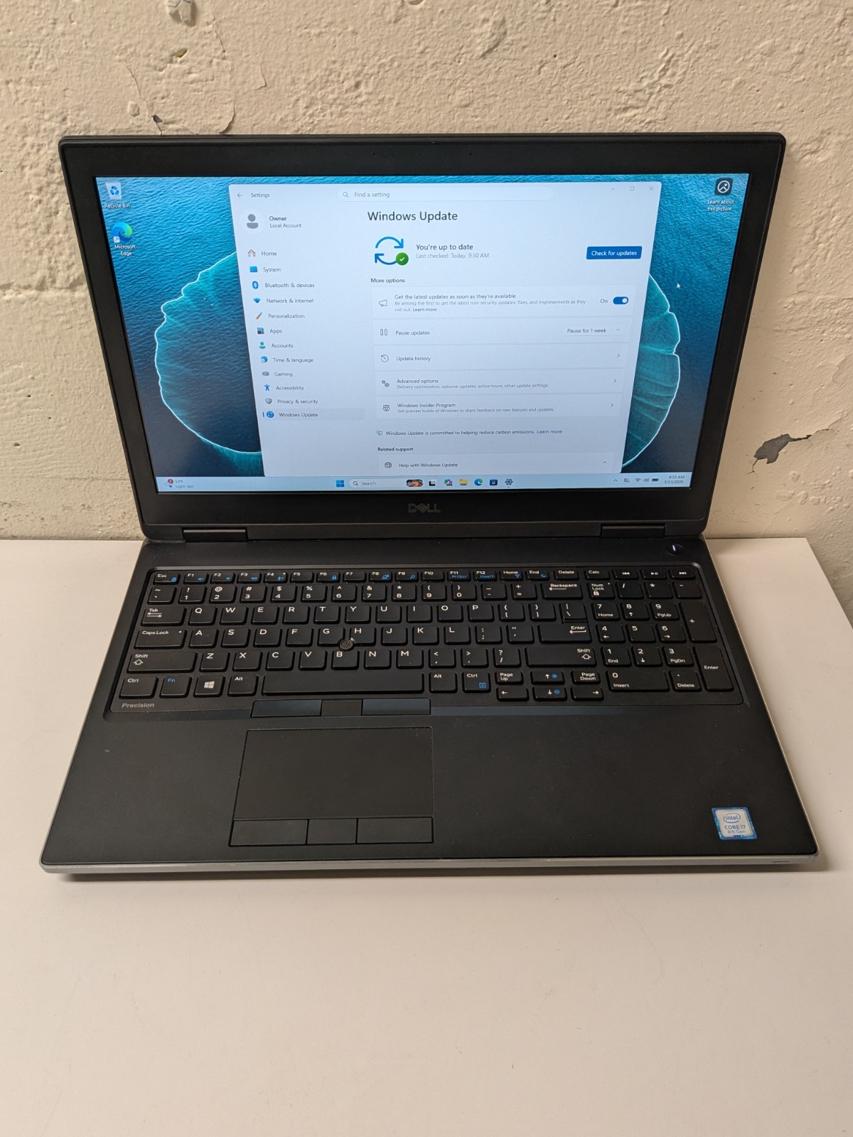 Dell Precision 7530 15.6″ i7-8750H 2.20GHz 16GB 512GB SSD W11P 6ZJQ8S2