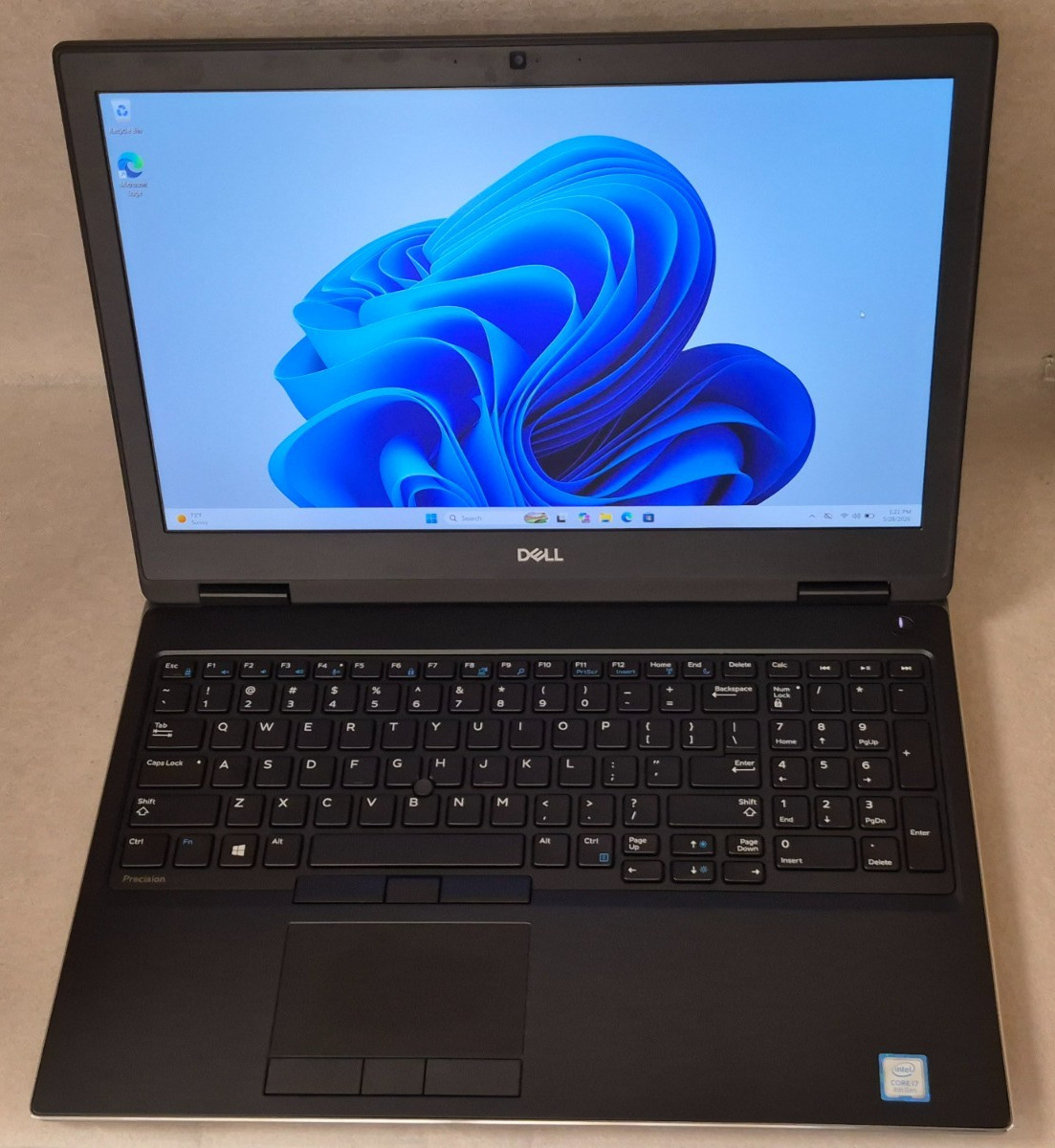 Dell Precision 7530 15.6″ i7-8750H 2.20GHz 16GB 256GB Quardo P1000 Win11Pro