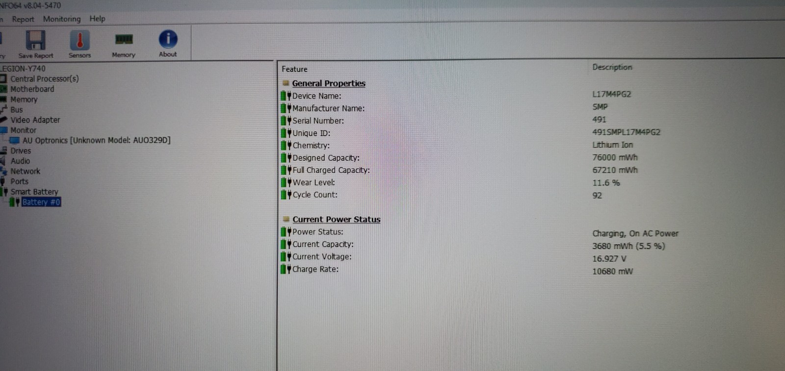 Lenovo Legion Y740-17IRHg 81UJ Laptop i7-9th Gen 32GB RAM 512GB SSD RTX 2070