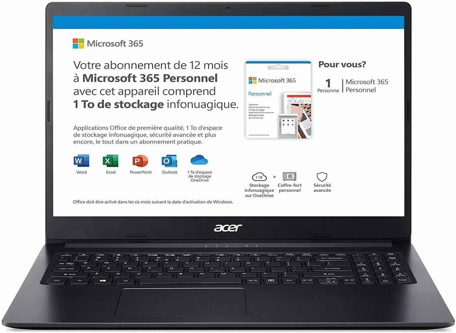 Acer Aspire 1 A115-31 15.6″ (64GB eMMC, Intel Celeron N, 2.80 GHz, 4GB)…