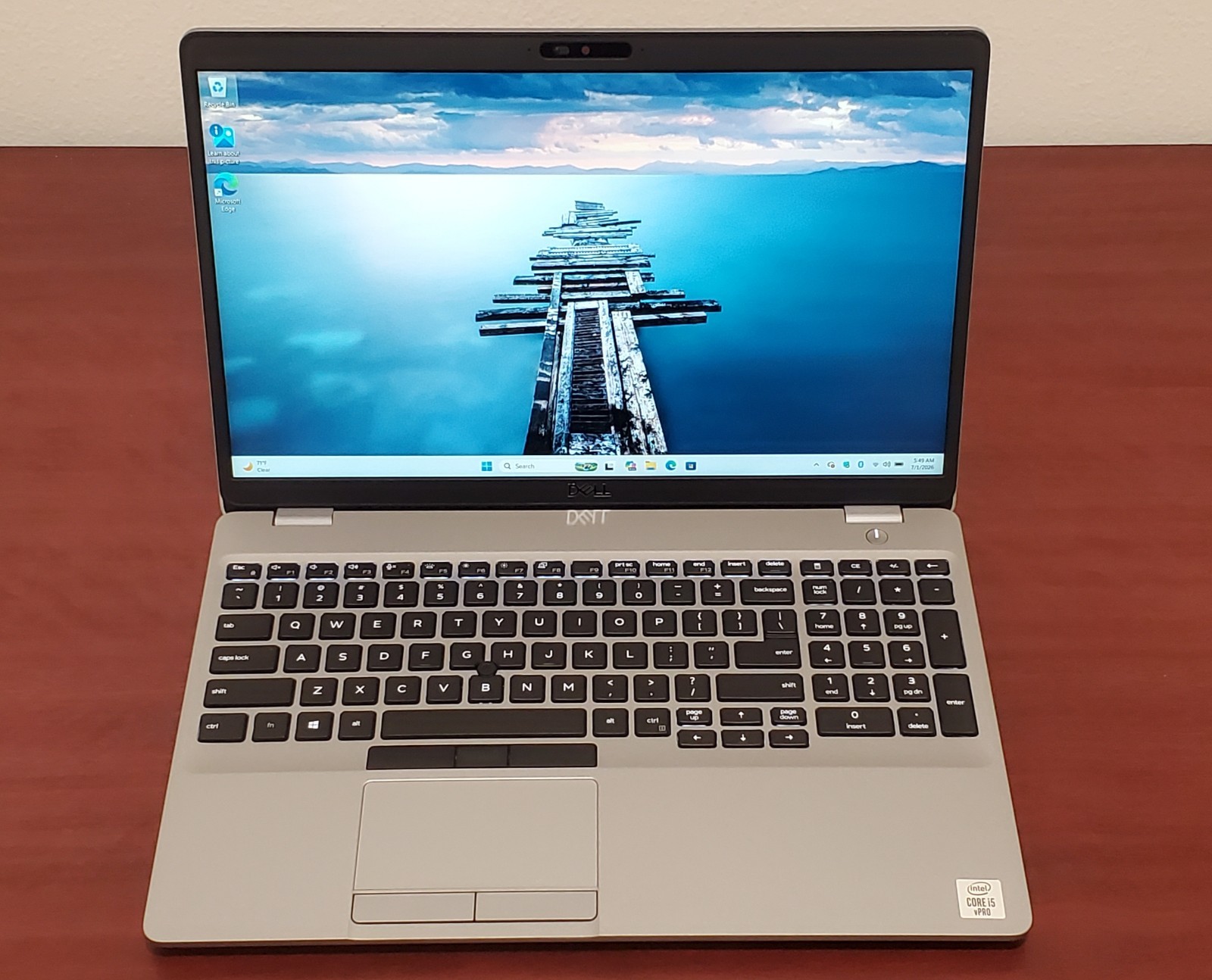 DELL Latitude 5510 Laptop i5-10310U 8GB RAM 256GB NVMe SSD Windows11 PRO mint