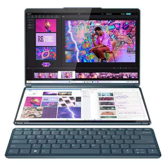 Lenovo Yoga Book 9i DUAL OLED 13.3″ Touch Ultra 7 155U 16GB 1TB W11P Pen Kbd 2Y