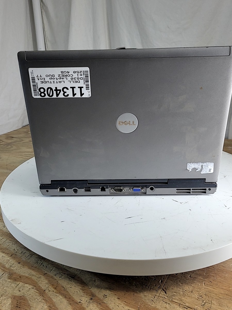 DELL LATITUDE D830 Laptop Intel CORE2 DUO T7250 4GB SEE NOTES