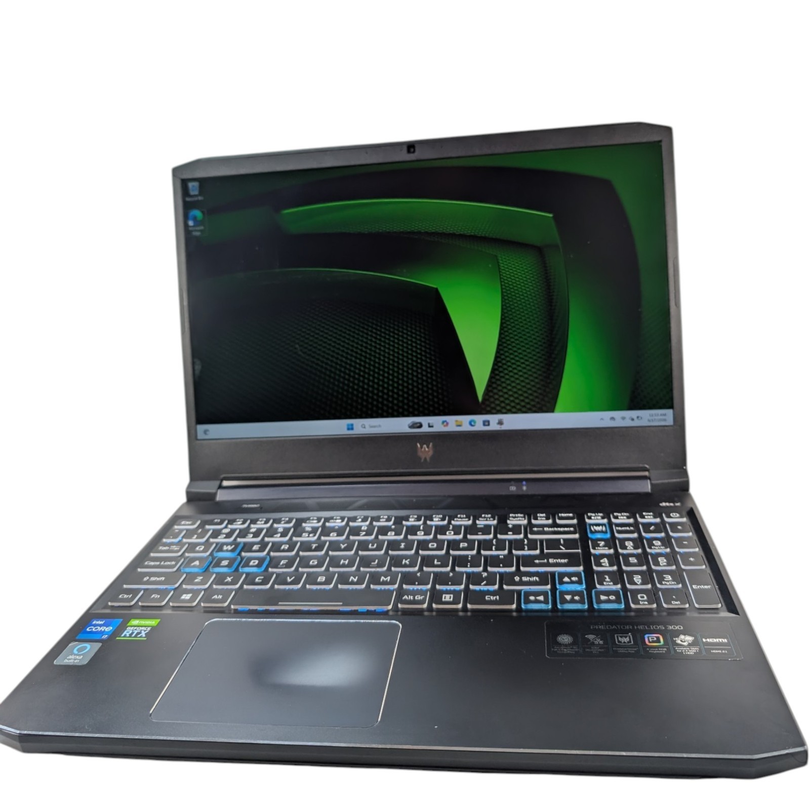 Acer Predator Helios 300 PH315-54 i7-11800H RTX 3060 16GB 1.25TB Dual Drv 144Hz