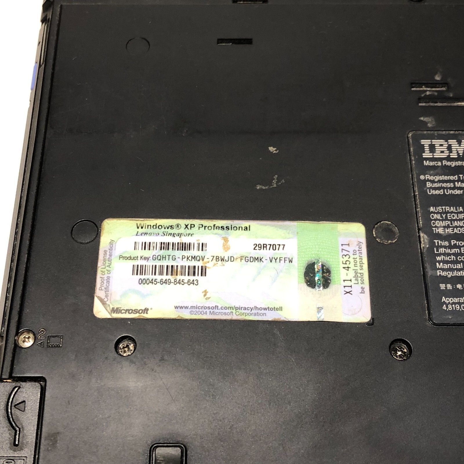 IBM Thinkpad Type 2668 Laptop SOLD AS IS (System Error) #2