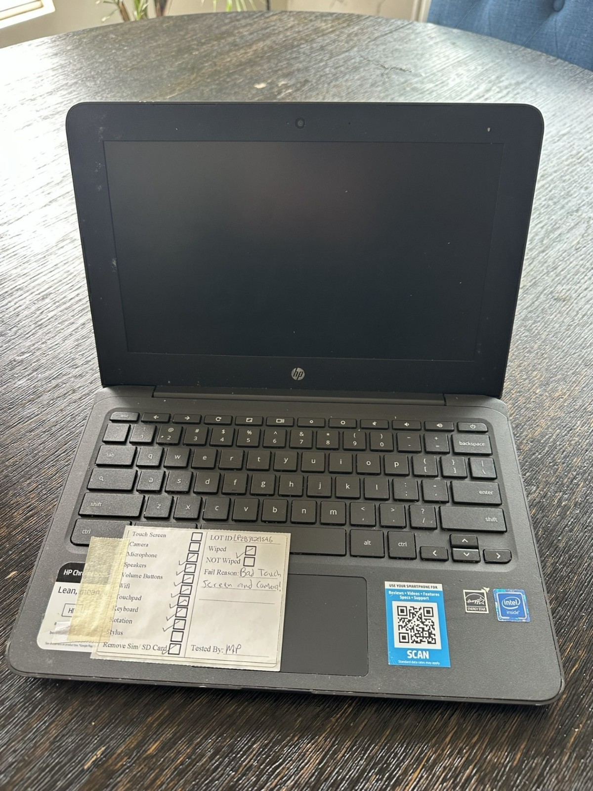 HP Chromebook 11a-nb0013dx 11.6 inch for parts or repair