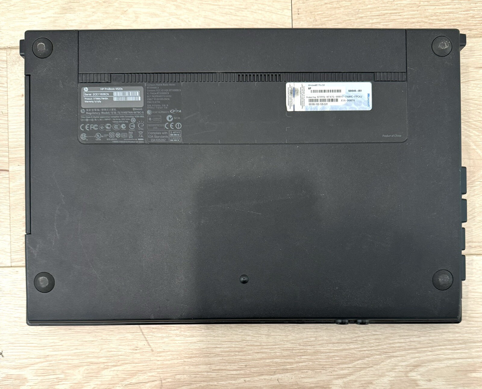 HP ProBook 4520s 15.6″ – i3 M380 2.53GHz Windows 7