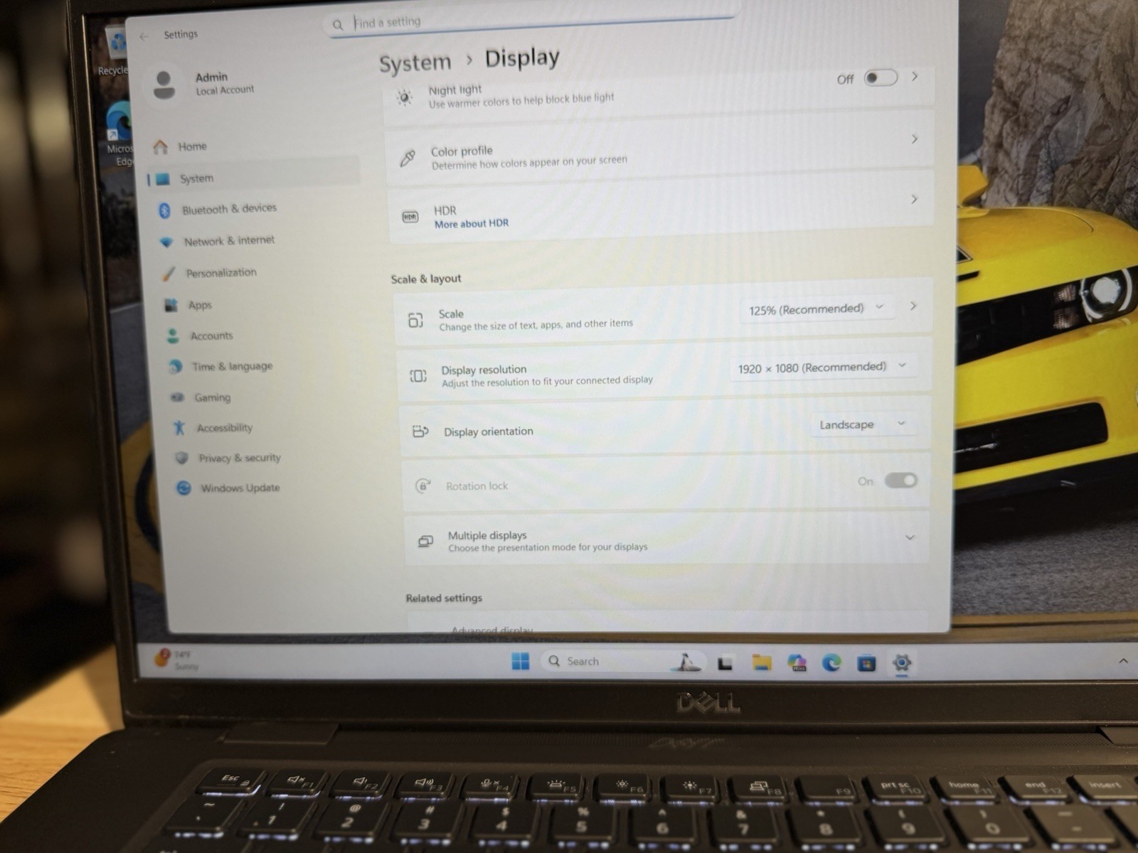 Dell Latitude 7530 25.6” FHLaptop i5-1235U 8GB RAM 256 GB NVME WIN 11 Pro