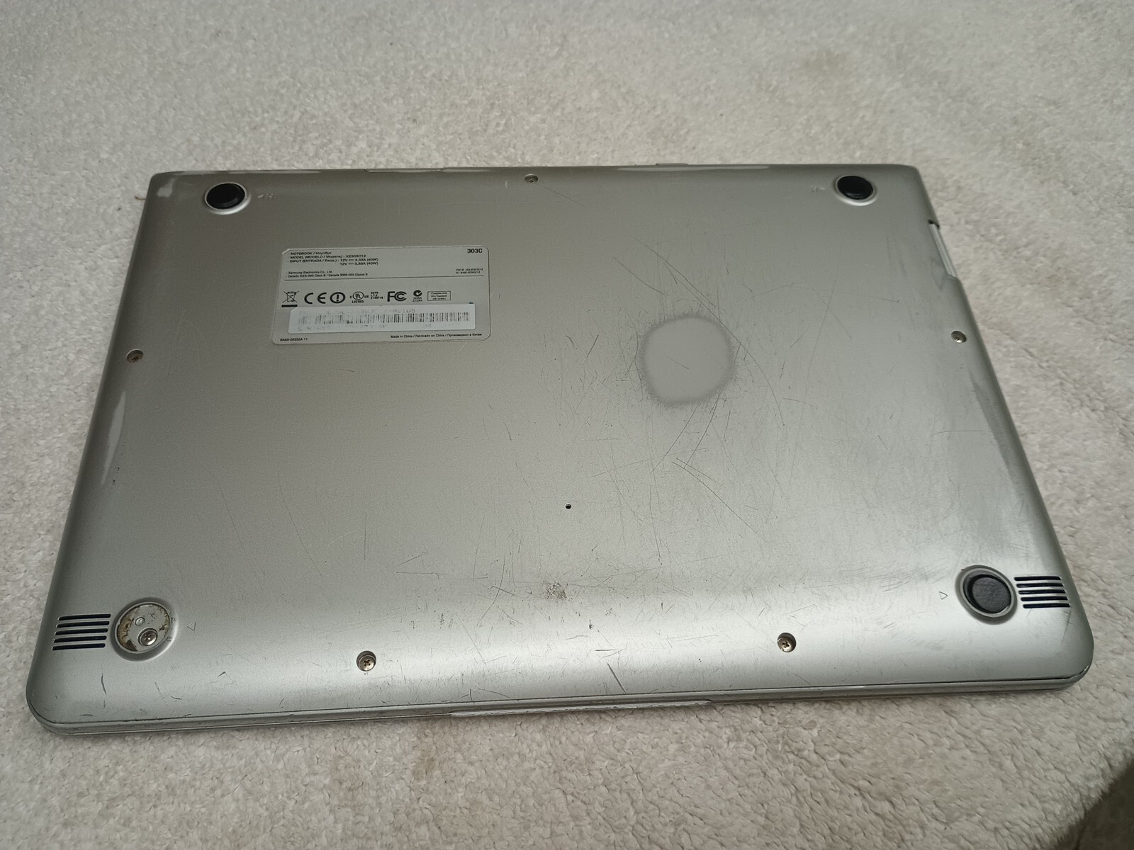 Samsung Chromebook XE303C12 Working For Parts Or Repair Works Fine ***Read***