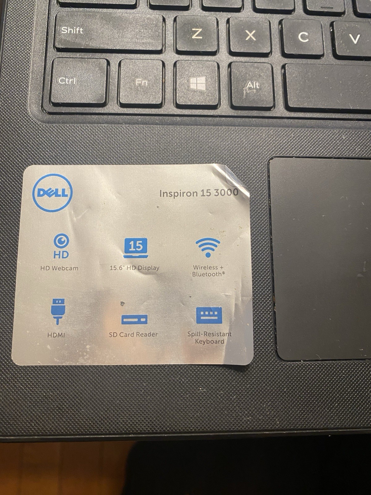 Dell Inspiron 15 3000 Laptop Service Tag: 9NSCKT2 8GB