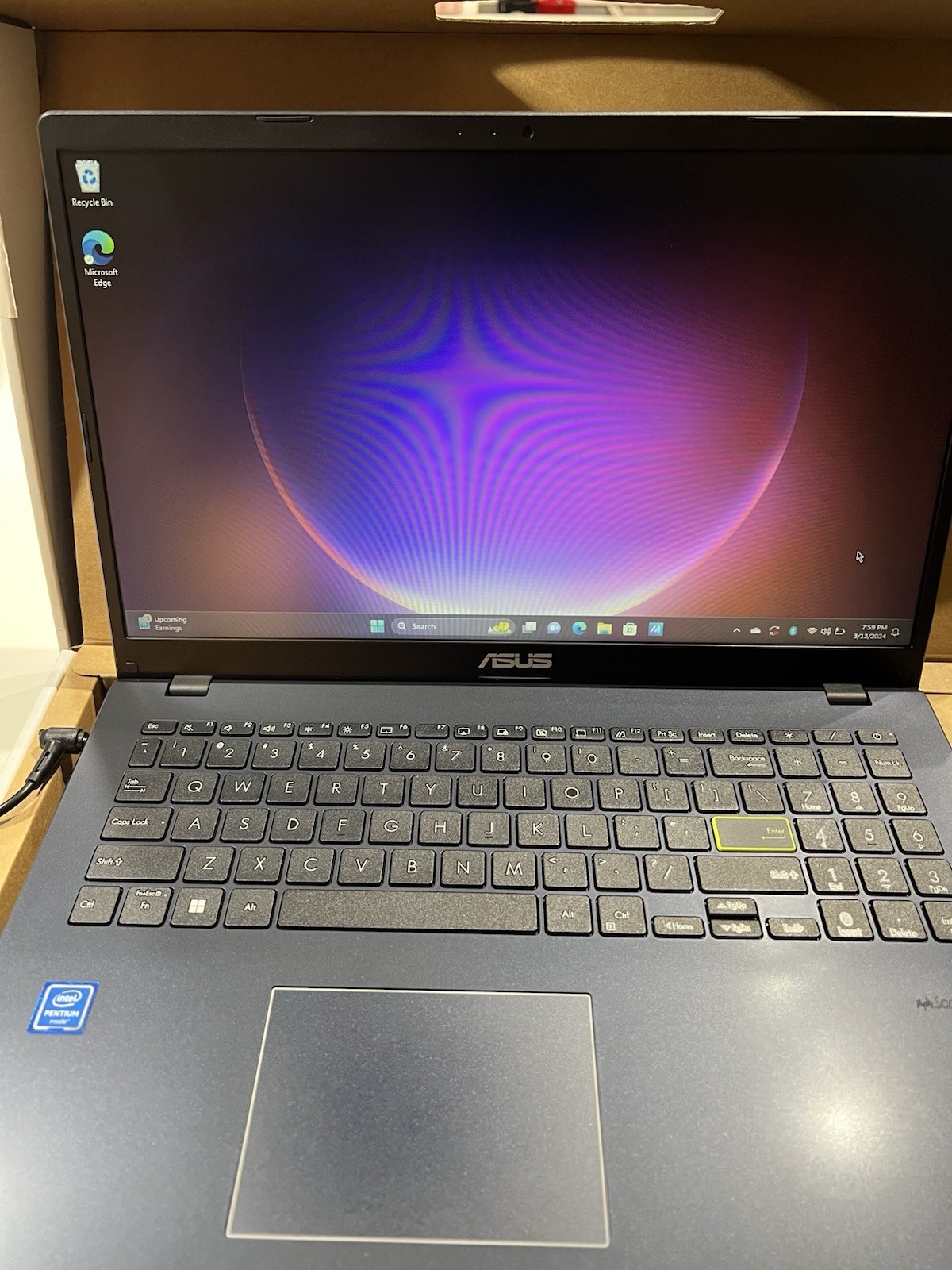 ASUS E510 L510MA 15″ Intel Celeron N4020 1.1GHz 4GB RAM 128GB SSD w/ Charger!