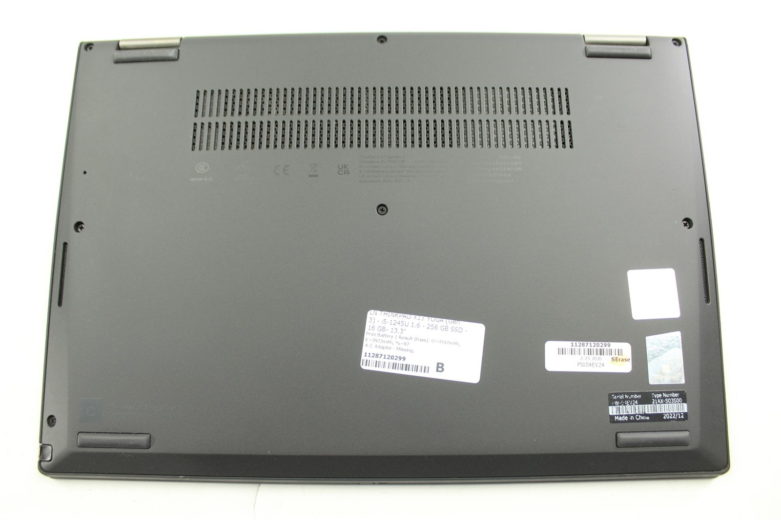 Lenovo ThinkPad X13 Yoga Gen 3 13.3″ i5-1245U 1.6GHz 256GB SSD 16GB RAM W11H