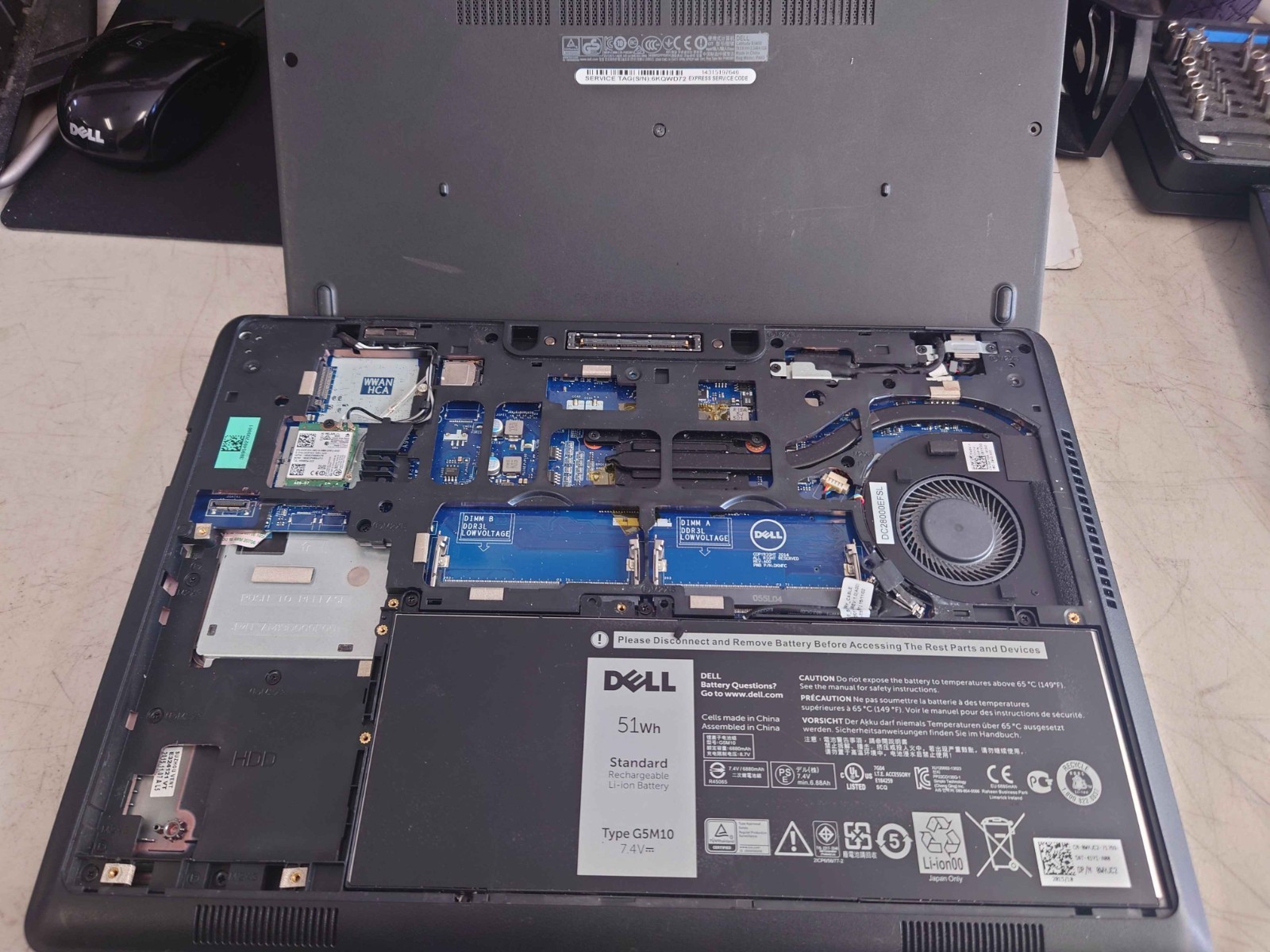 Dell Latitude E5450 ( Intel Core I7 5th Gen ) – FOR PARTS AS IS