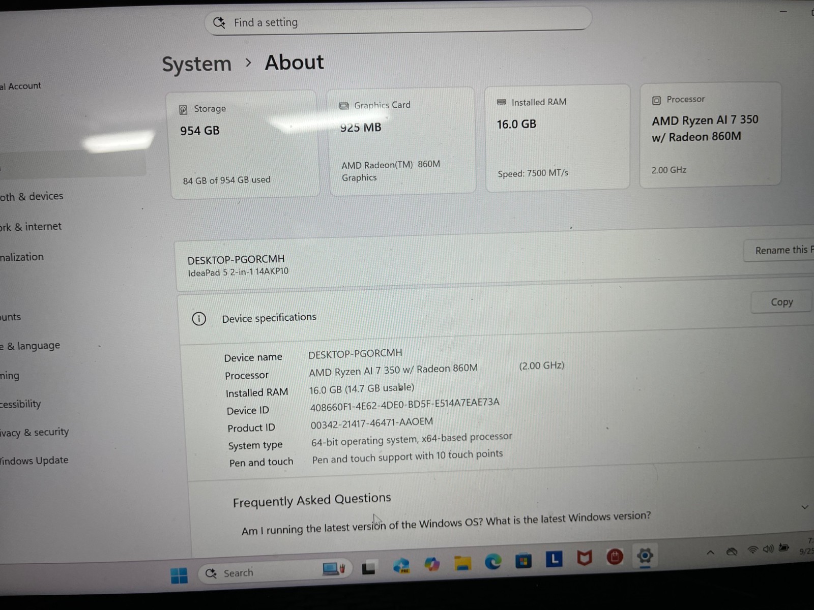 Lenovo IdeaPad 5 14″ WUXGA IPS 2-in-1 Ryzen AI 7 350 16GB 1TB 83KT001YUS w/ Pen