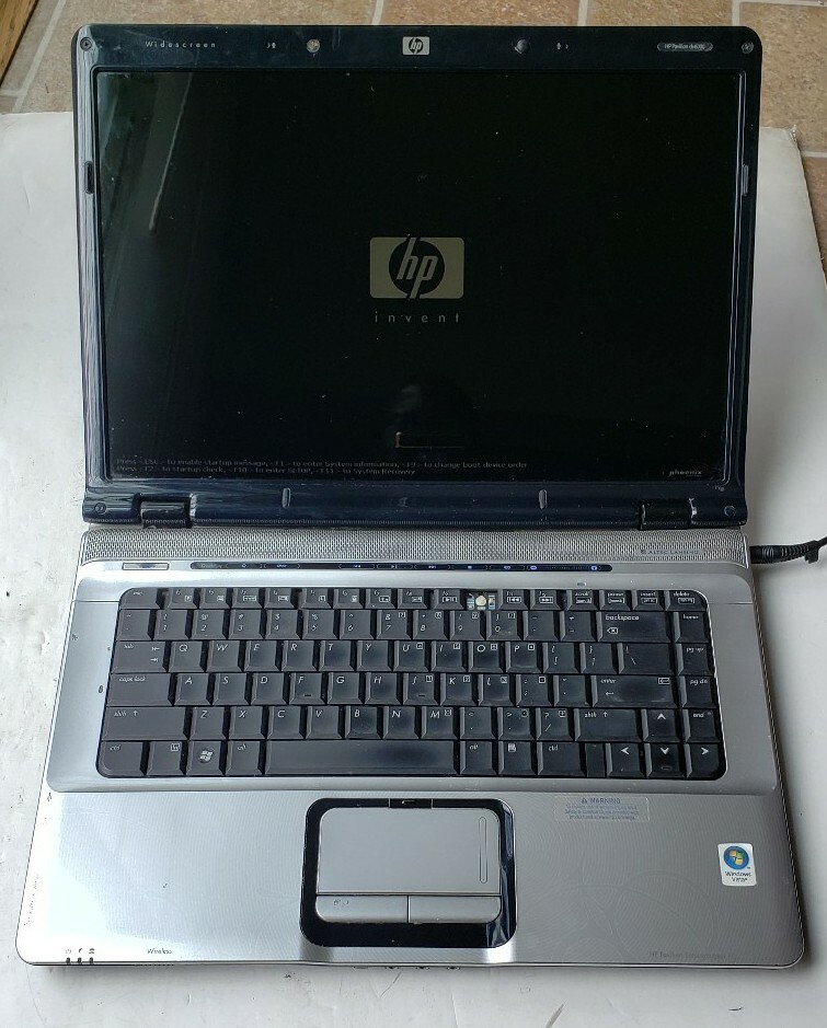 HP Pavilion DV6000 AMD Turion 64 X2 2GB RAM 0GB HDD