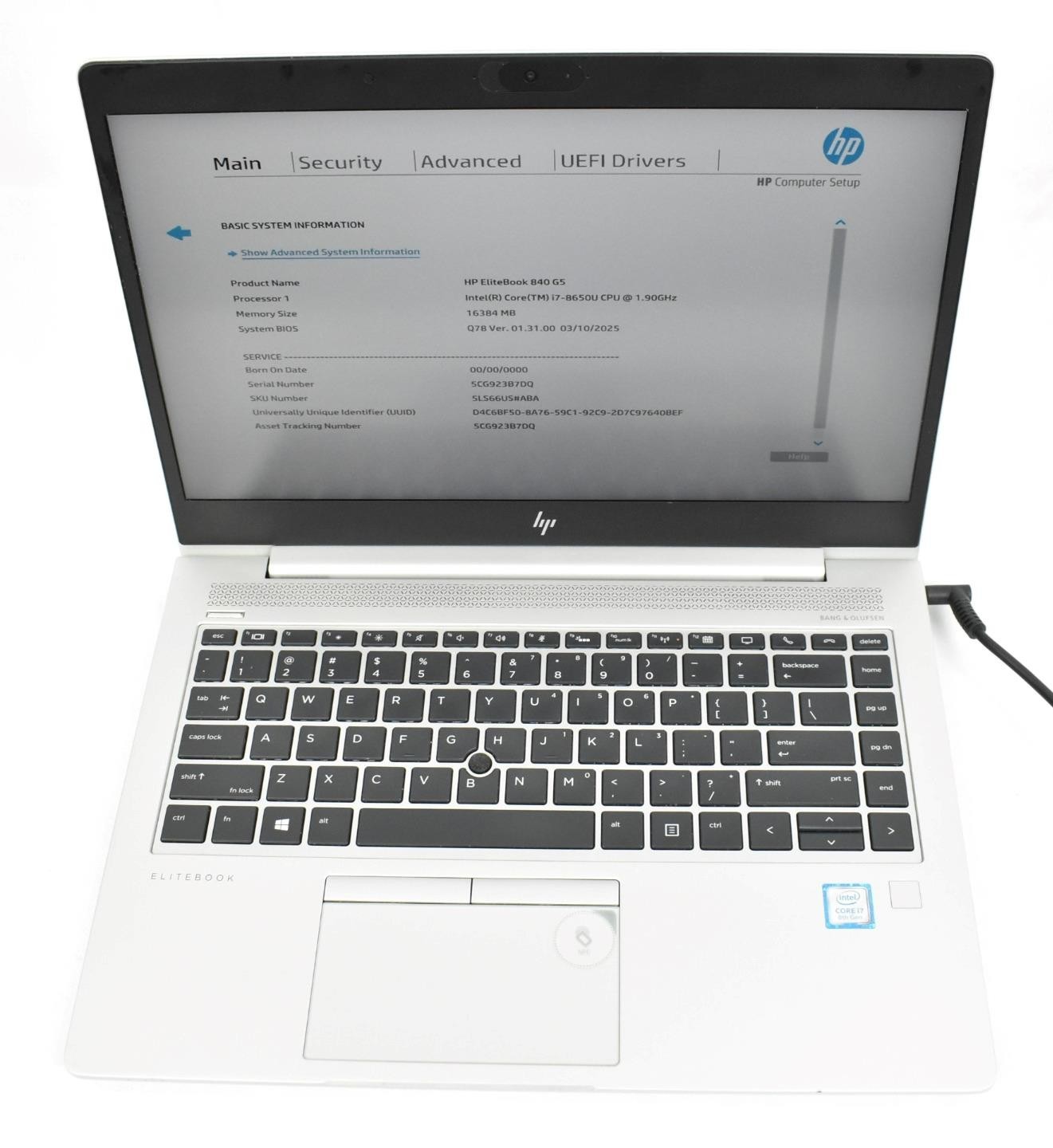 HP EliteBook 840 G5 Laptop i7-8650U 1.9GHz 16GB 128GB SSD 14″ No OS See Details