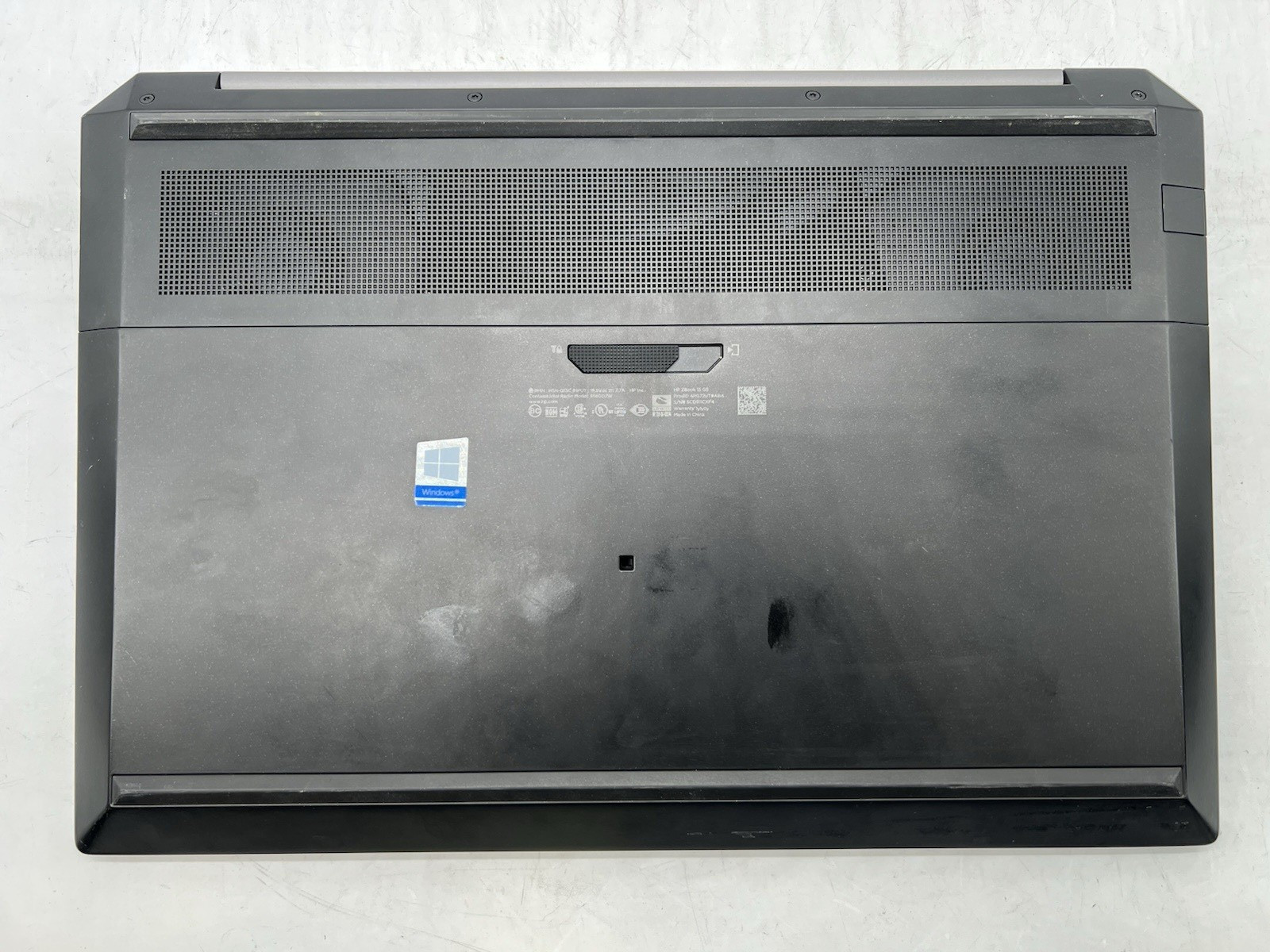 HP ZBook 15 G5, i7-8750H CPU, @ 2.20GHz, 32GB RAM, 512GB NVMe-No OS/AC