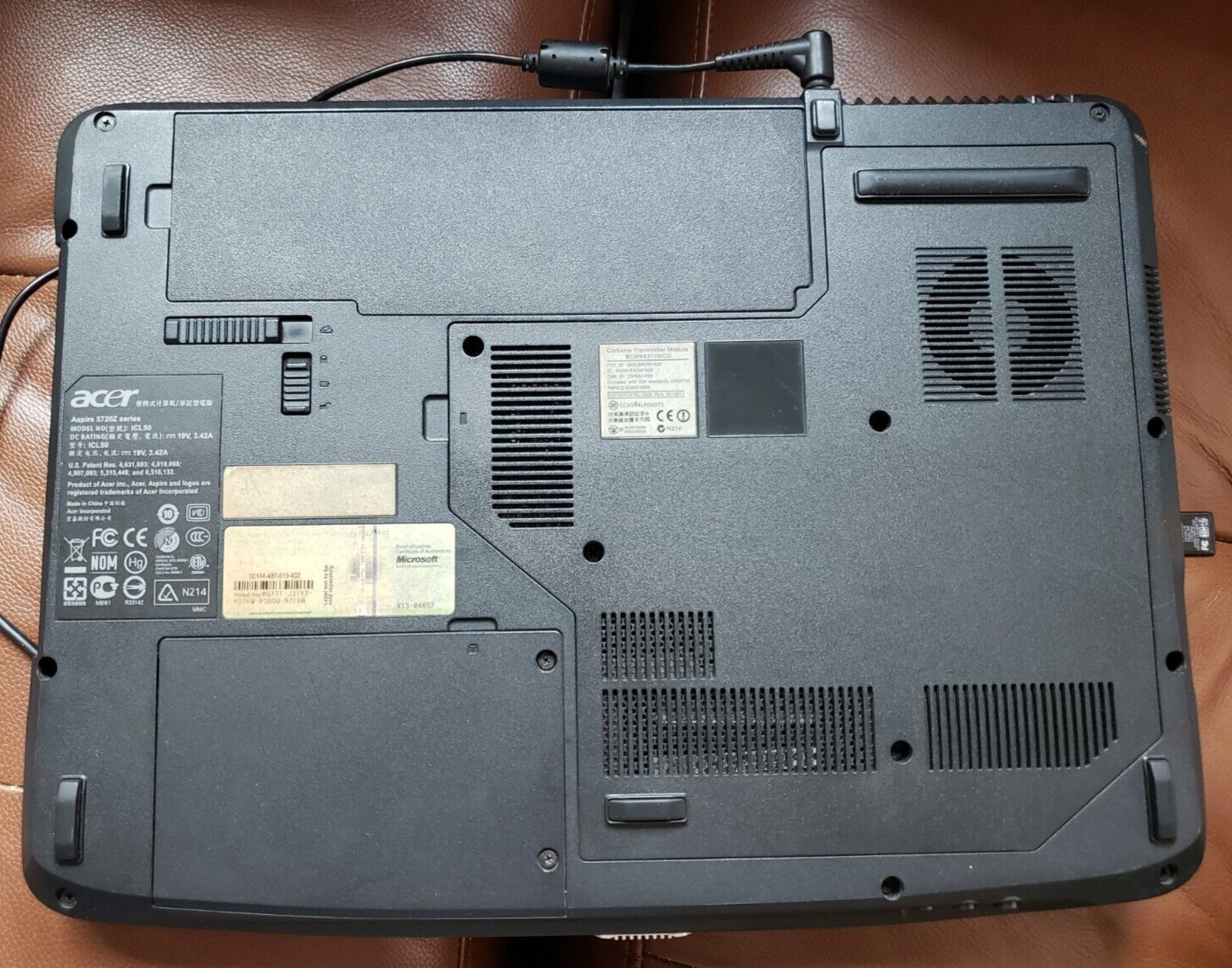 Acer Aspire 57720Z, ICL50 15.4″ Laptop Windows 7 RAM 2.00GB “For Parts only”
