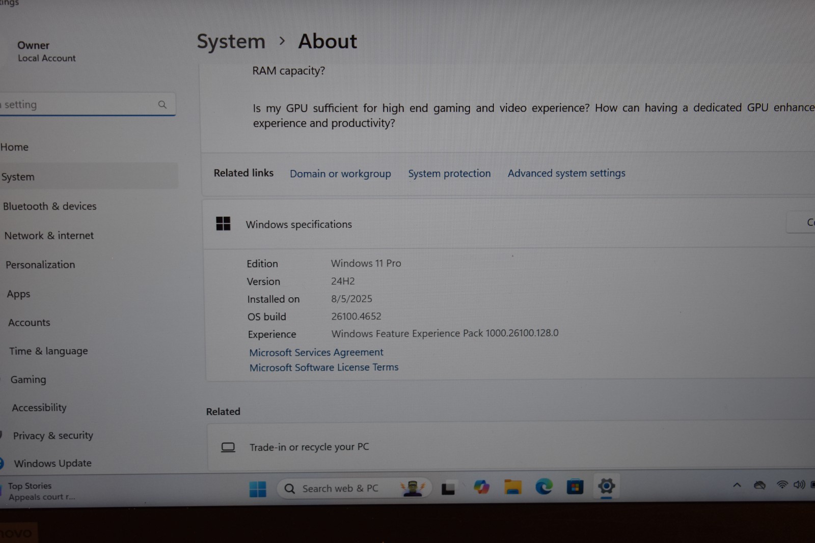 Lenovo Thinkpad T490 Quad Core i5-8365U 16GB RAM 512GB SSD Windows 11 Pro