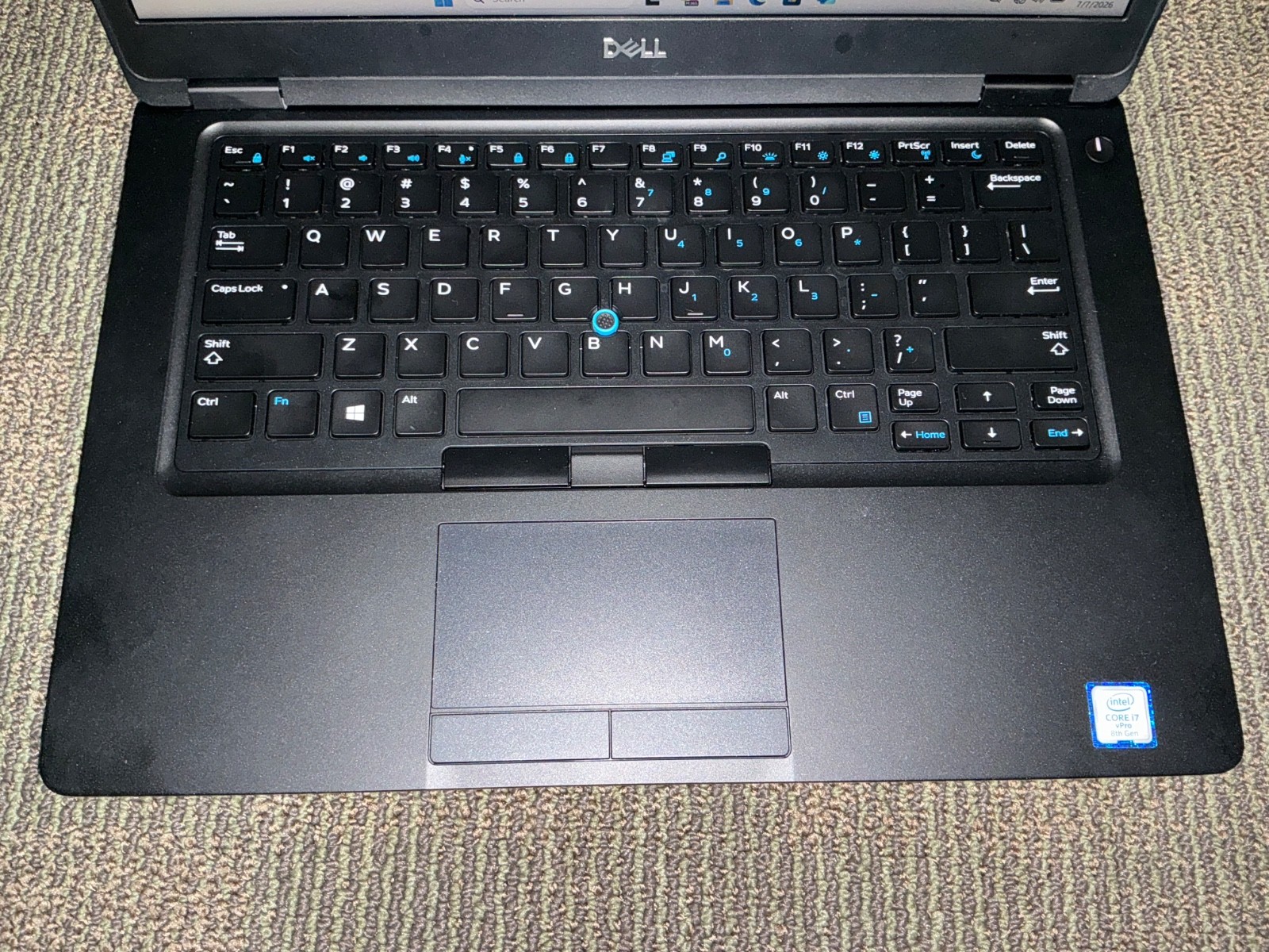 Dell Latitude 5491 14″ FHD I7-8850H 500GB SSD 16GB W11P Webcam Backlit