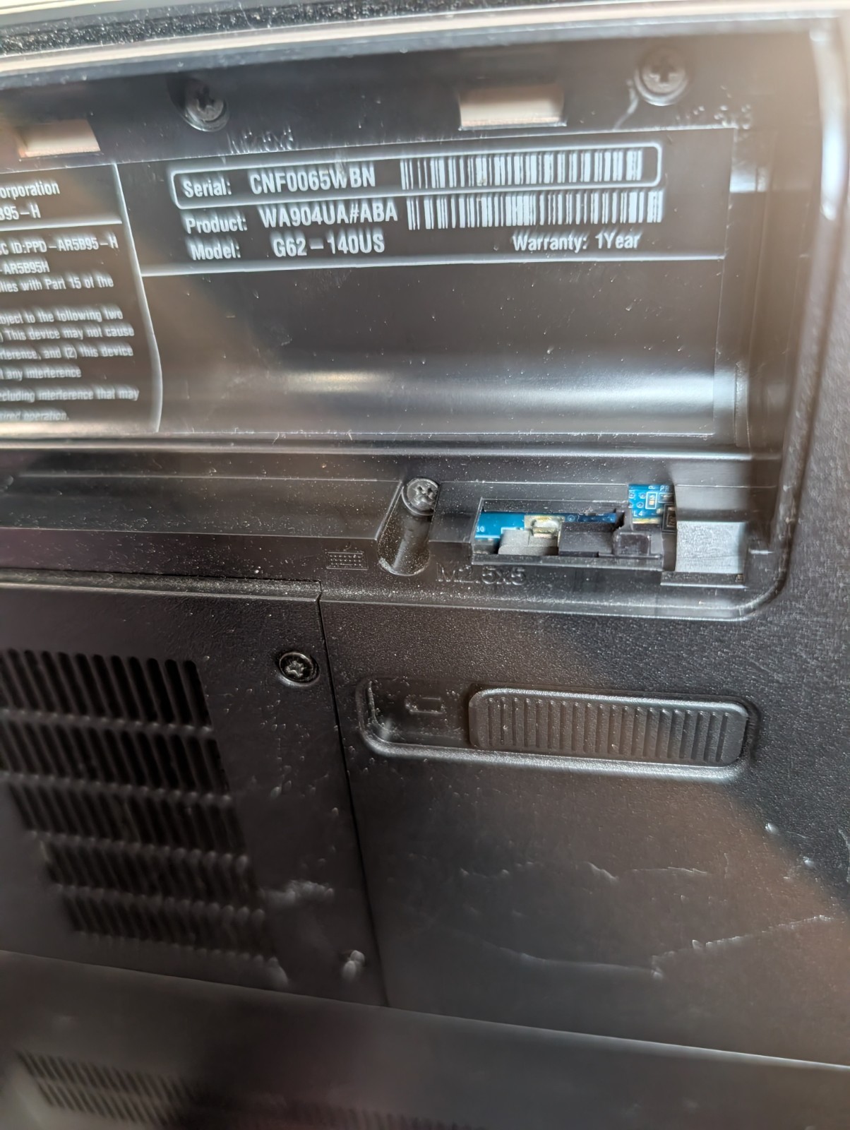 HP G62 140US LAPTOP
