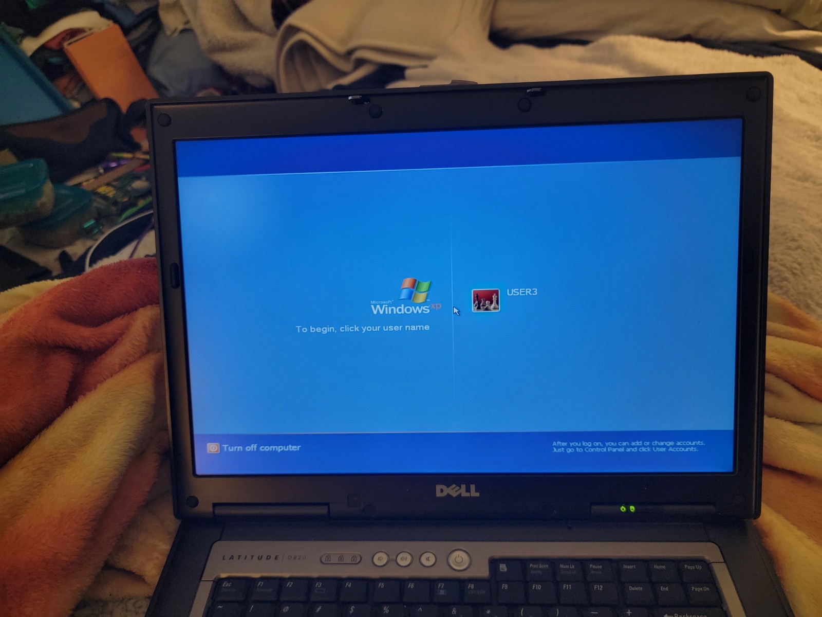 Dell D820 Lattitude Laptop – Intel Centrino Duo- Passed Tests on XP- for PARTS
