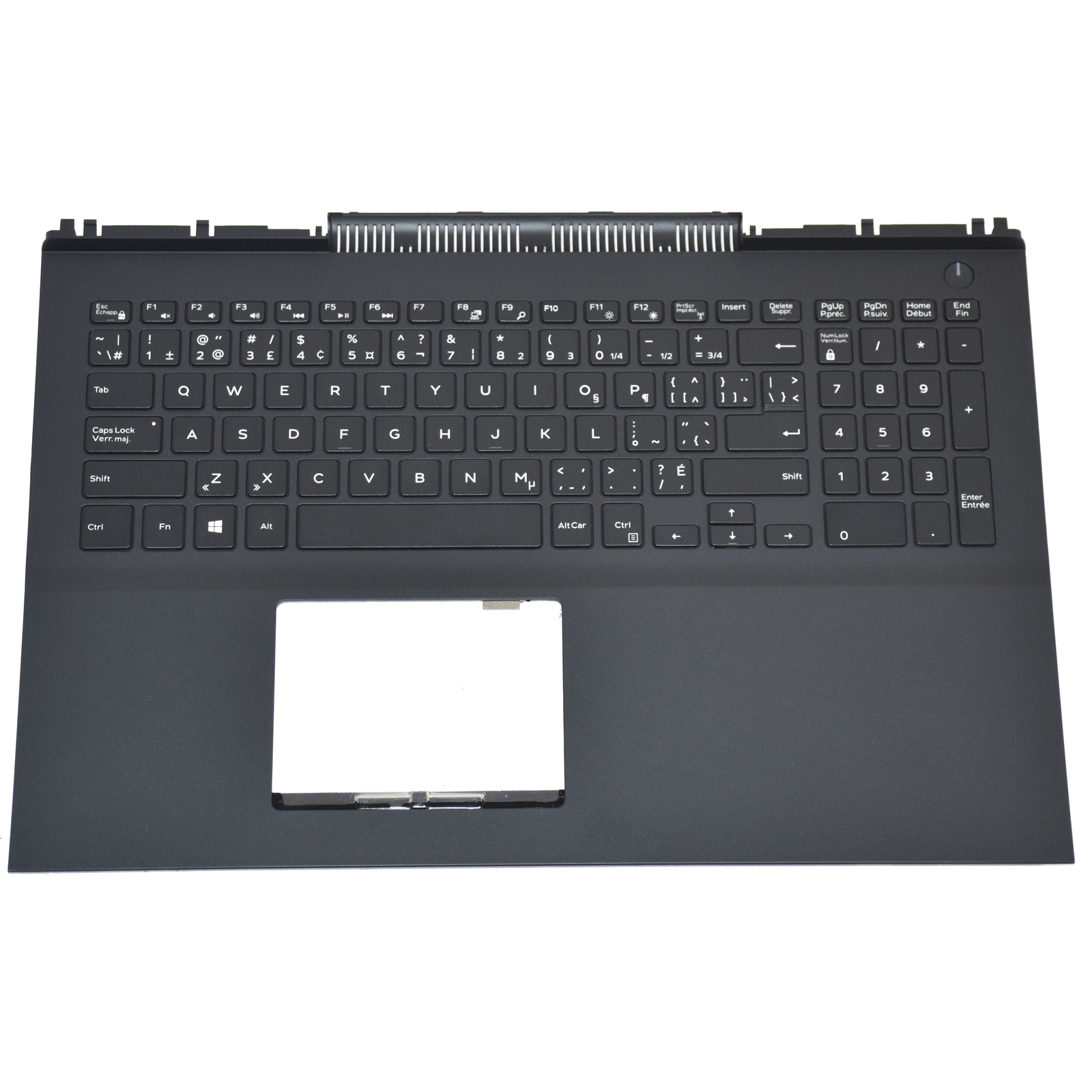 Dell Inspiron 15 7567 7566 Palmrest French Canadian Backlit Keyboard 360DN MDC8K