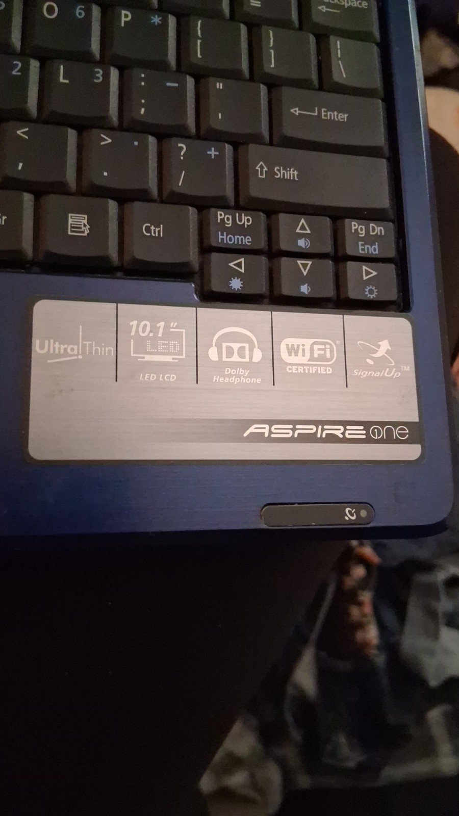Acer Aspire One Series model ZG5 mini laptop
