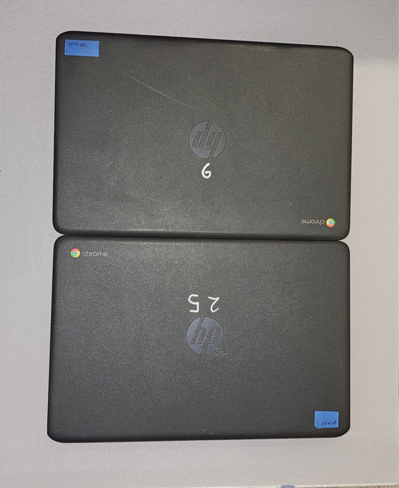 Lot of 10 HP Chromebook 14 G5 14″ 16GB Intel Celeron N3350 1.1GHz 4GB Laptop