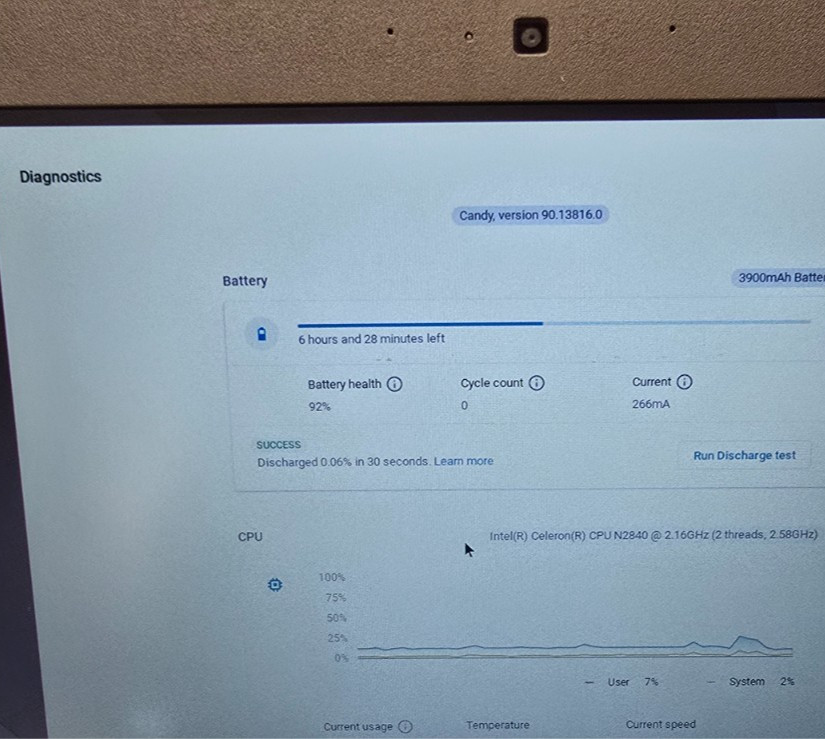 Dell Chromebook 11 P22T 11.6 inch (16GB, Intel Celeron, 2.16 GHz, 4GB) Laptop