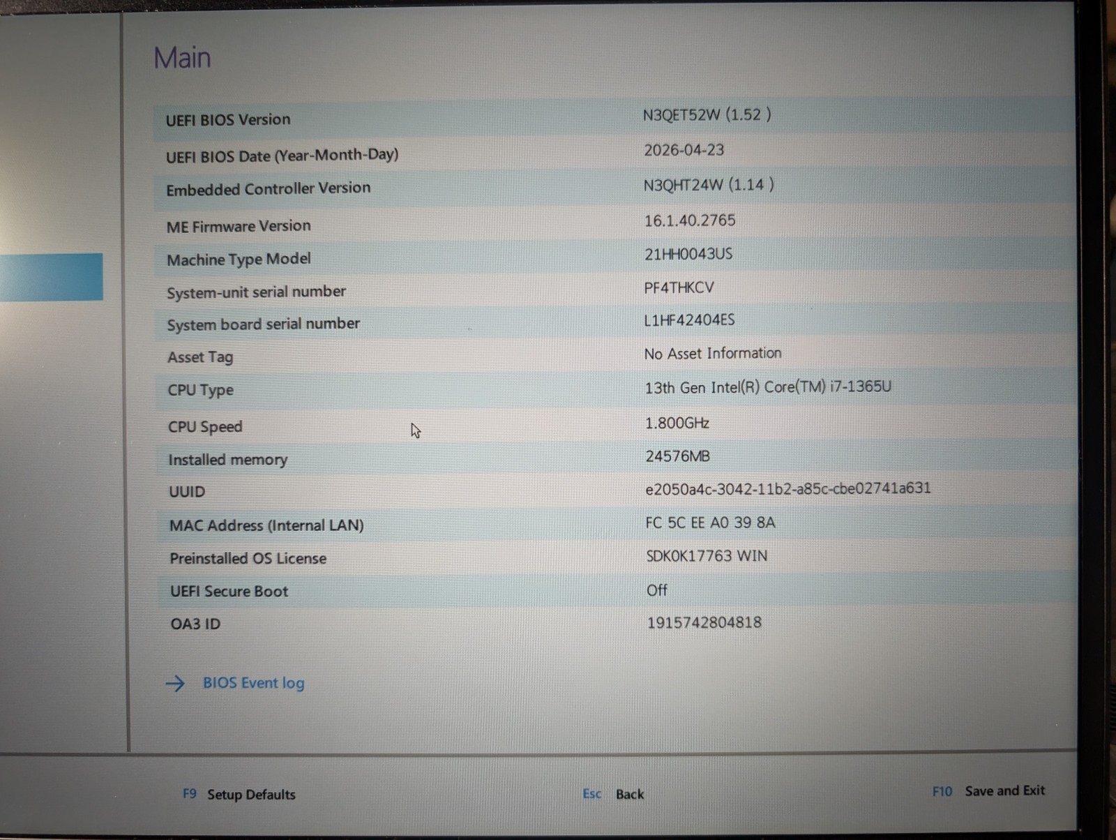 Lenovo ThinkPad T16 Gen 2 16″ Touchscreen, 7-1365U, 24GB RAM 512GB SSD, Warranty