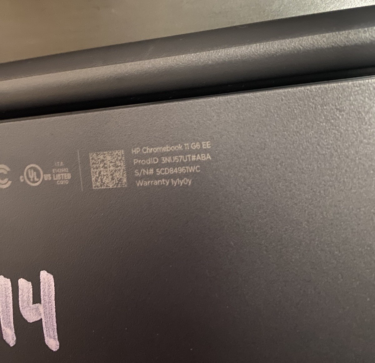 HP Chromebook 11 G6 EE 11.6″ – NOT WORKING FOR PARTS ONLY (NO POWER)