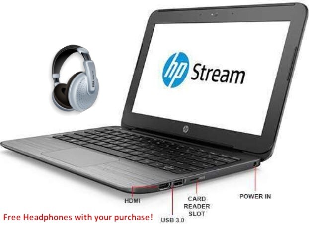 HP Stream 11 Pro G2 11.6″ 1.60GHz Win8.1, Office*!