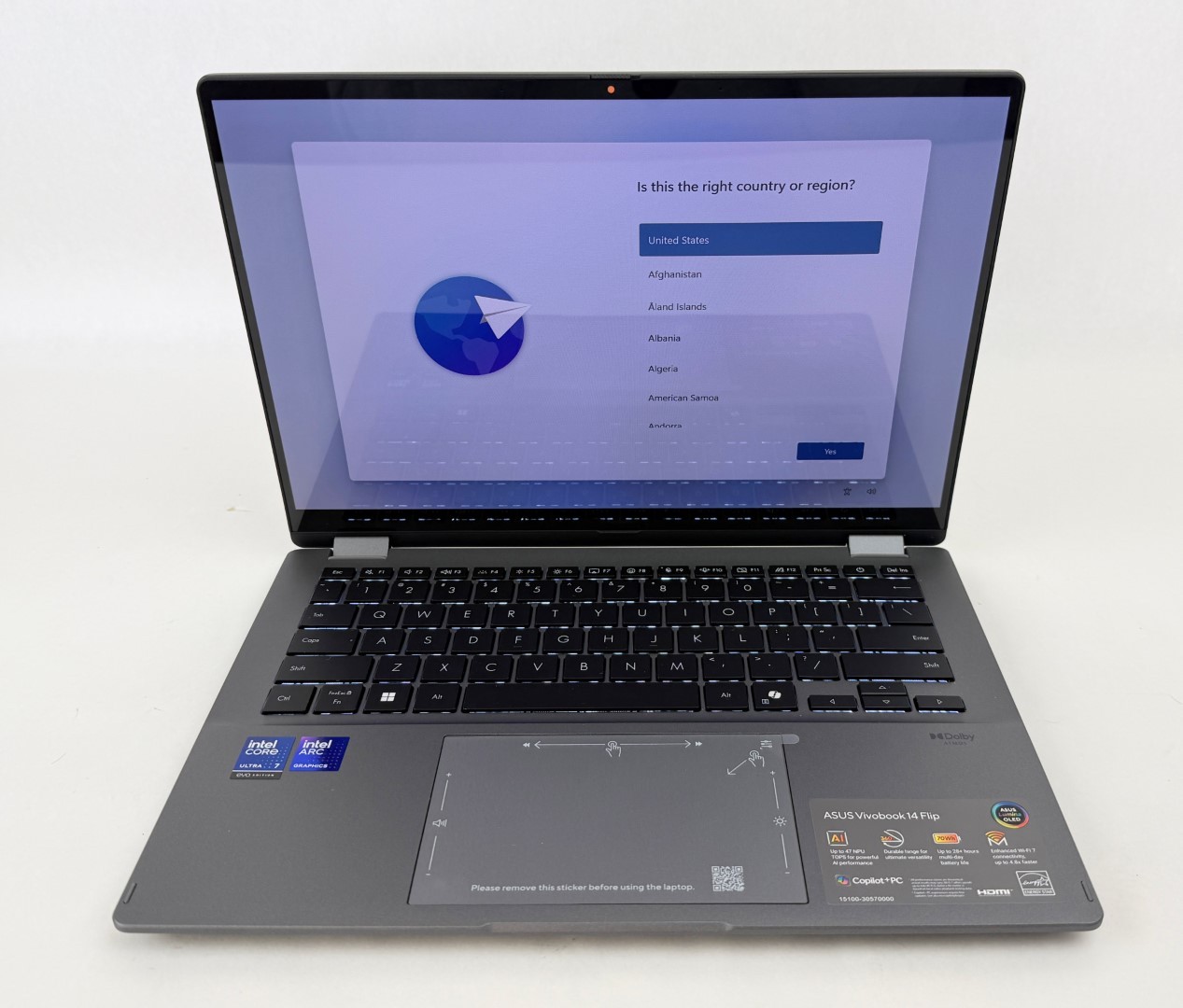 Asus VivoBook TP3407SA-DS74T 14″ OLED Touch Core Ultra 7 256V 16GB 1TB W11H 2in1