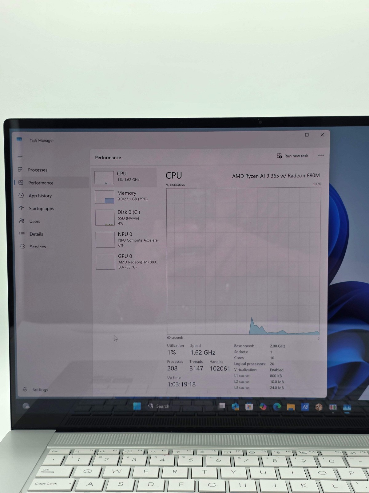Asus Zenbook S 16 UM5606WA – Ryzen AI 9 365 – 24GB / 1TB – Used
