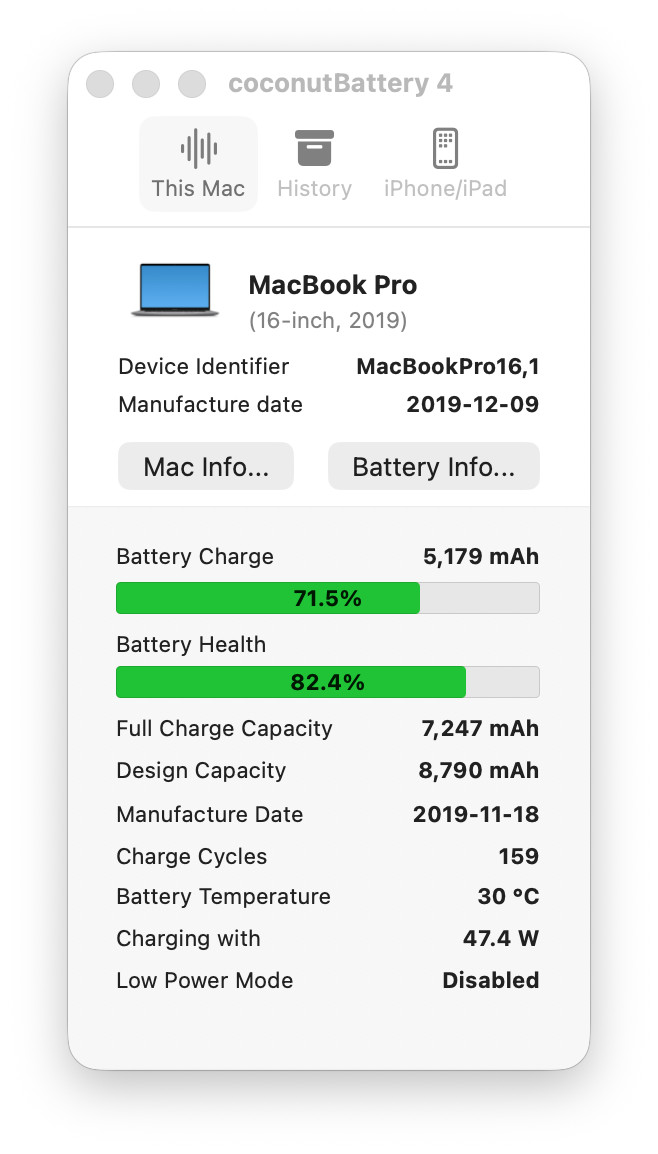 Apple MacBook Pro A2141 16″ Radeon 5500M 2.4GHz Intel Core i9-9980HK 32GB 2TB