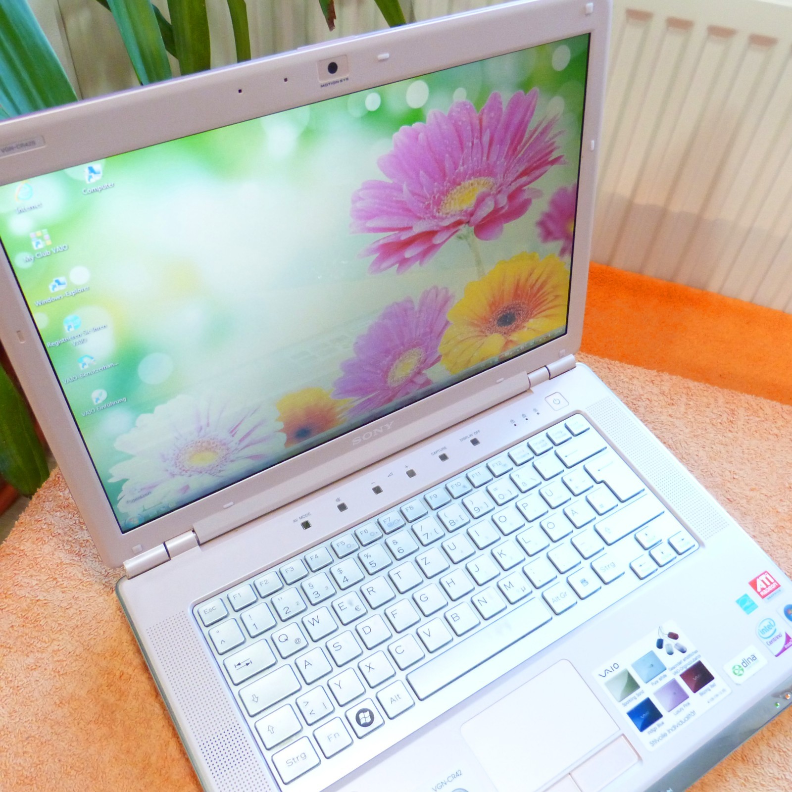 Sony Vaio CR42 Pink 14″ Multimedia l XXL EXTRAS l Windows Vista l DUAL CORE