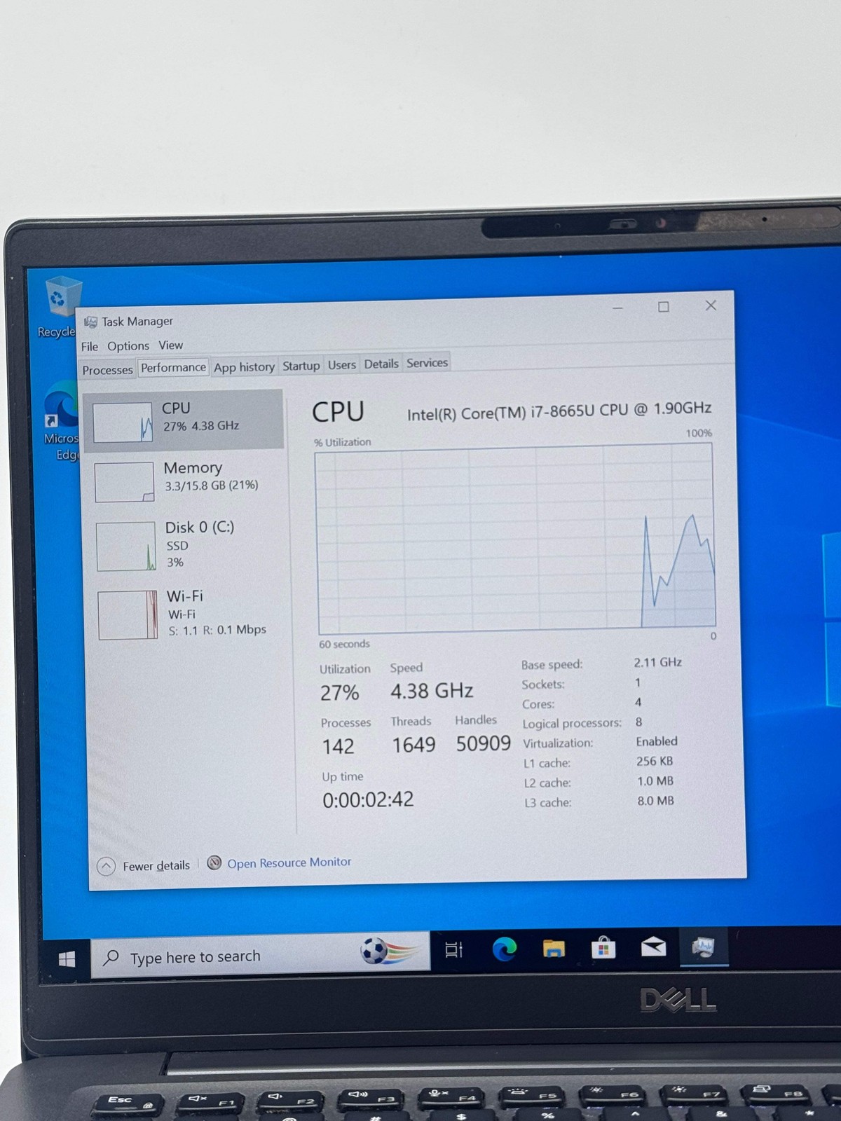 Dell Latitude 7400 i7 8665U 16GB 256GB *READ*