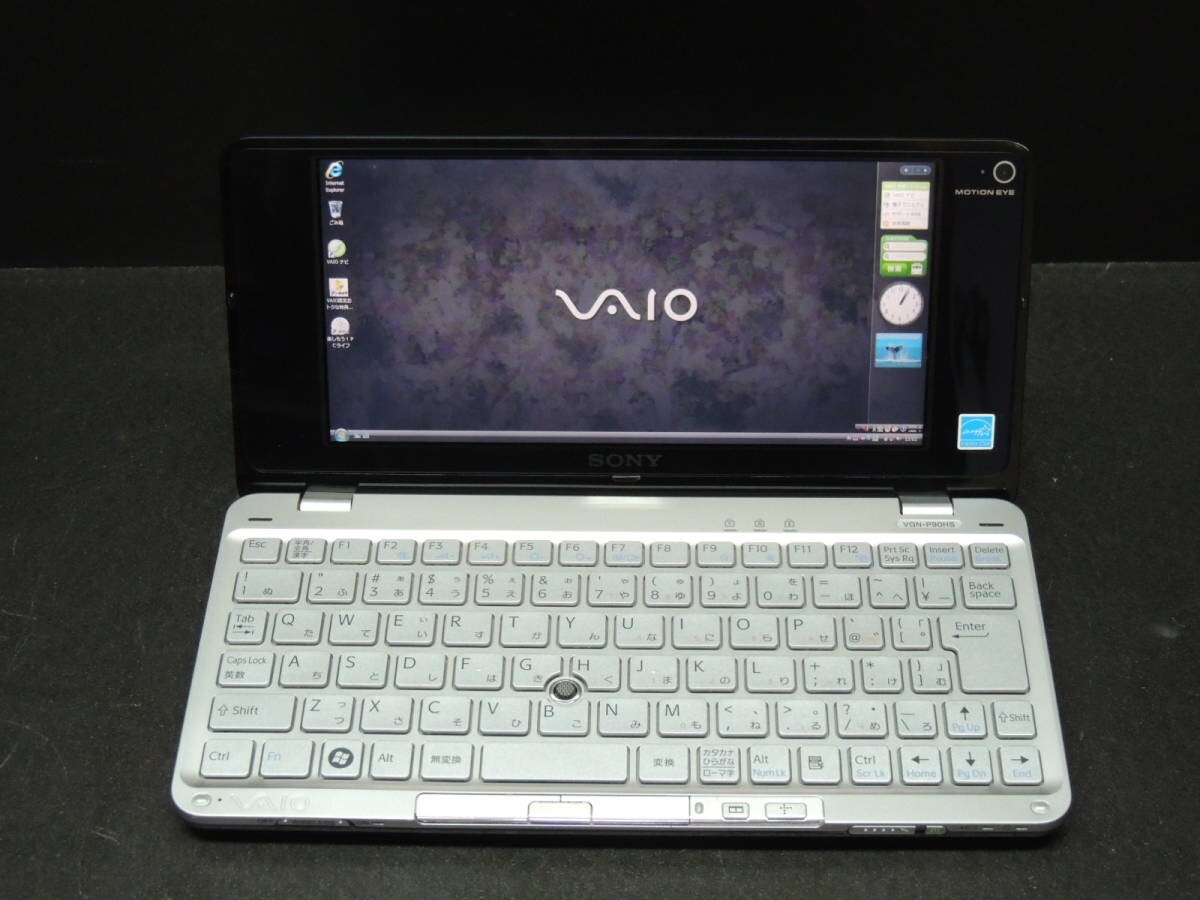 Vaio Type-P VGN-P90HS Laptop SSD 128GB RAM 2GB Intel Atom CPU Z540 Win10 Pro