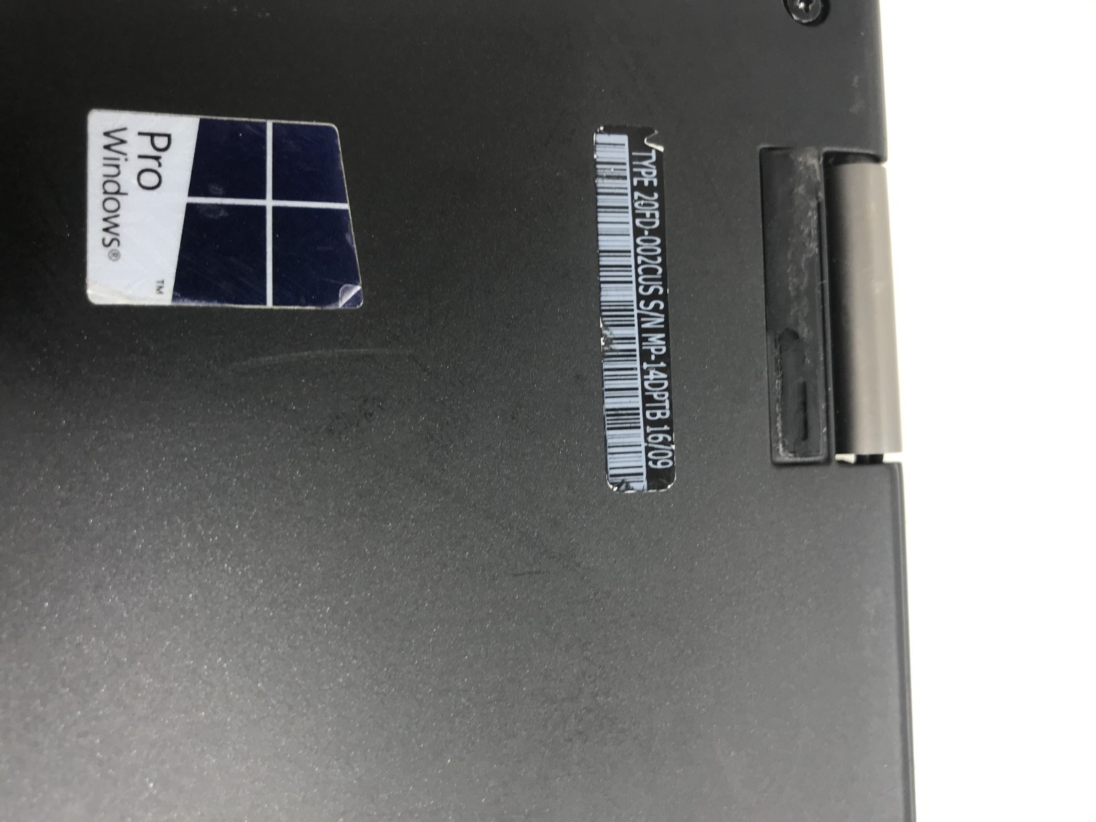 LENOVO THINKPAD YOGA 260(20FD) i7-6500U@2.5GHz 8GB RAM 256GB SSD W10P TOUCH W/AC