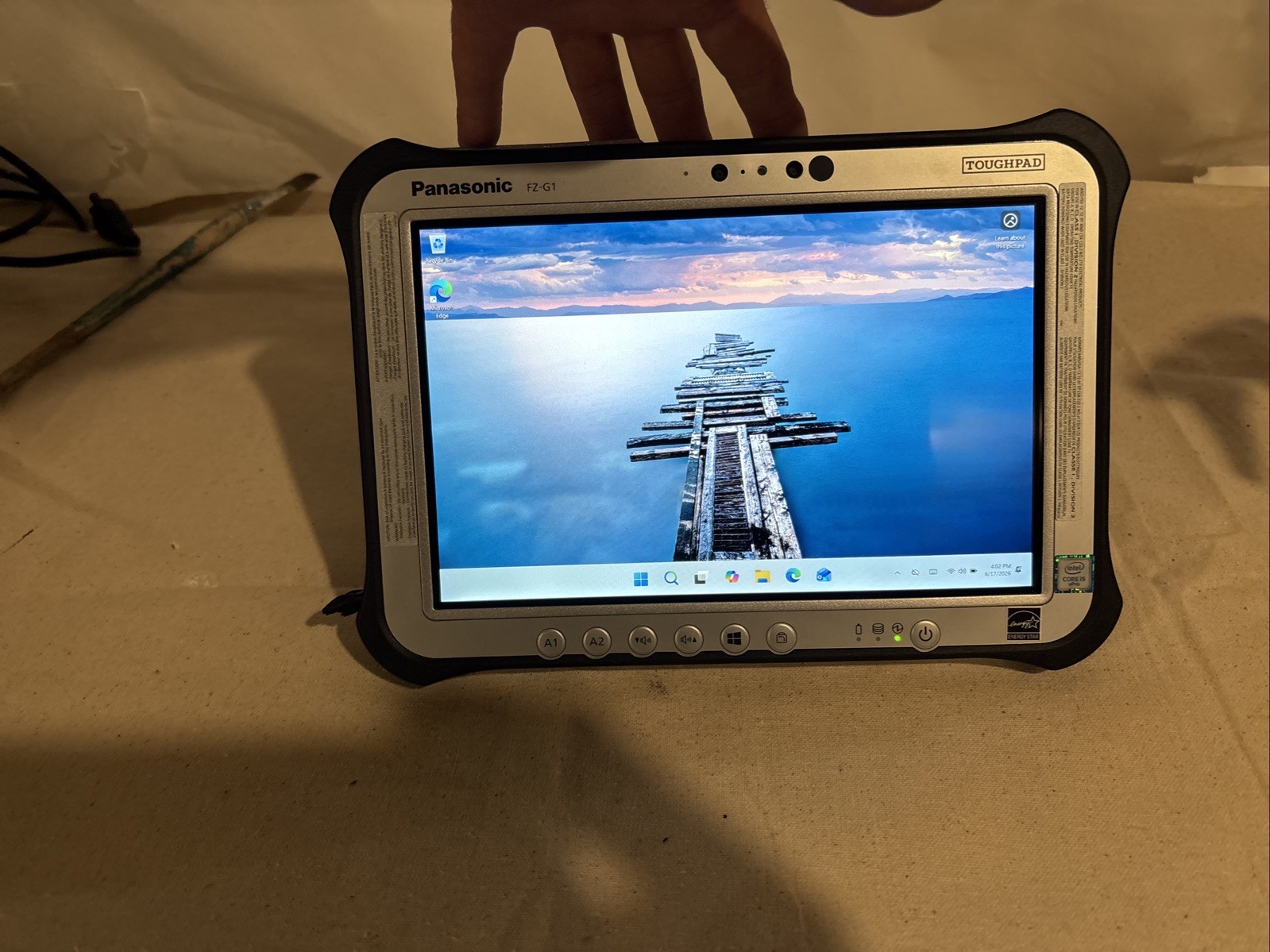 Panasonic Toughpad FZ-G1 MK5, 10.1″ i5-7300U 8GB 256GB SSD 4G LTE Barcode