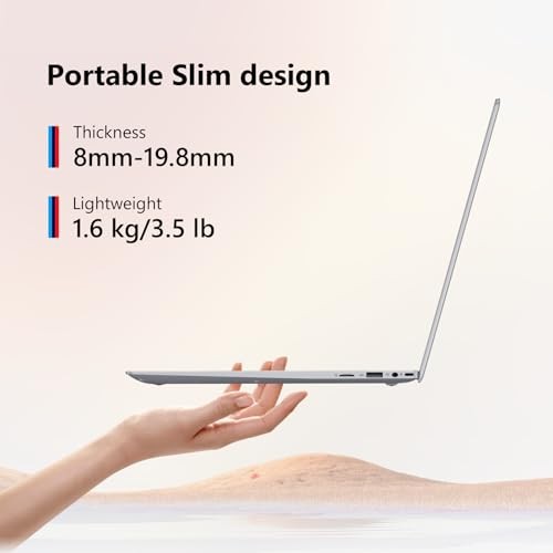 Laptop Computer, 15.6 inch Laptop with 1080P FHD IPS Display, 16GB RAM/512GB