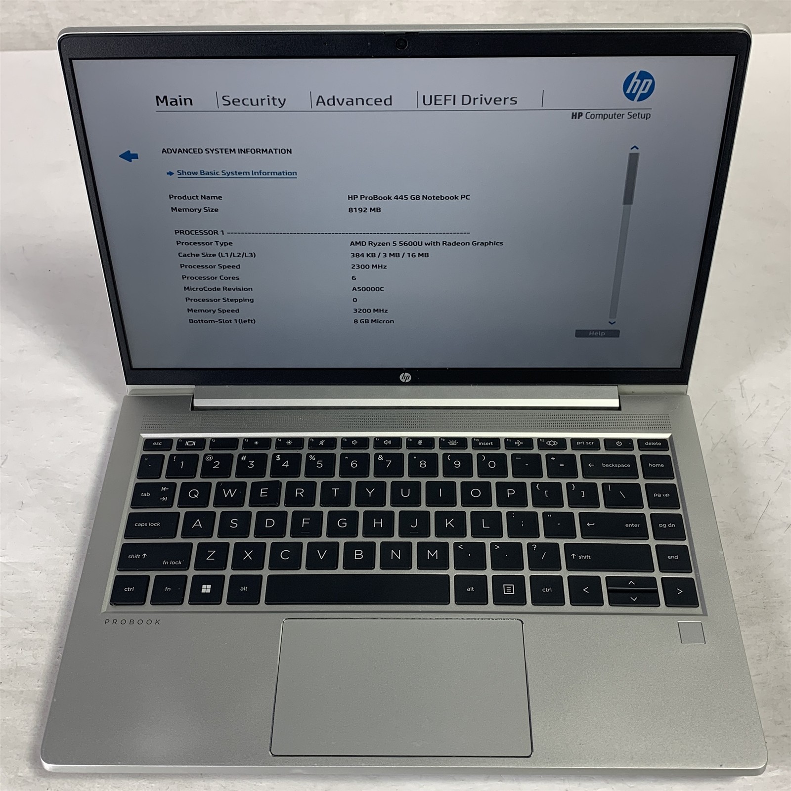 HP ProBook 445 G8 14″ Laptop Ryzen 5 5600U 2.3GHz 8GB – NO DRIVE