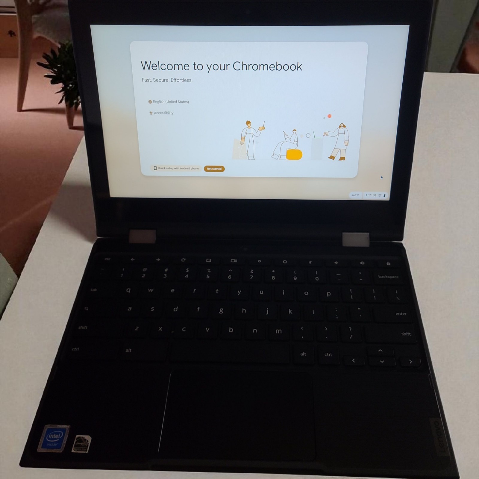 Gift Idea! Lenovo 300e Chromebook Gen 2 11.6″ 4GB Chrome OS Touch W Charger BAQ