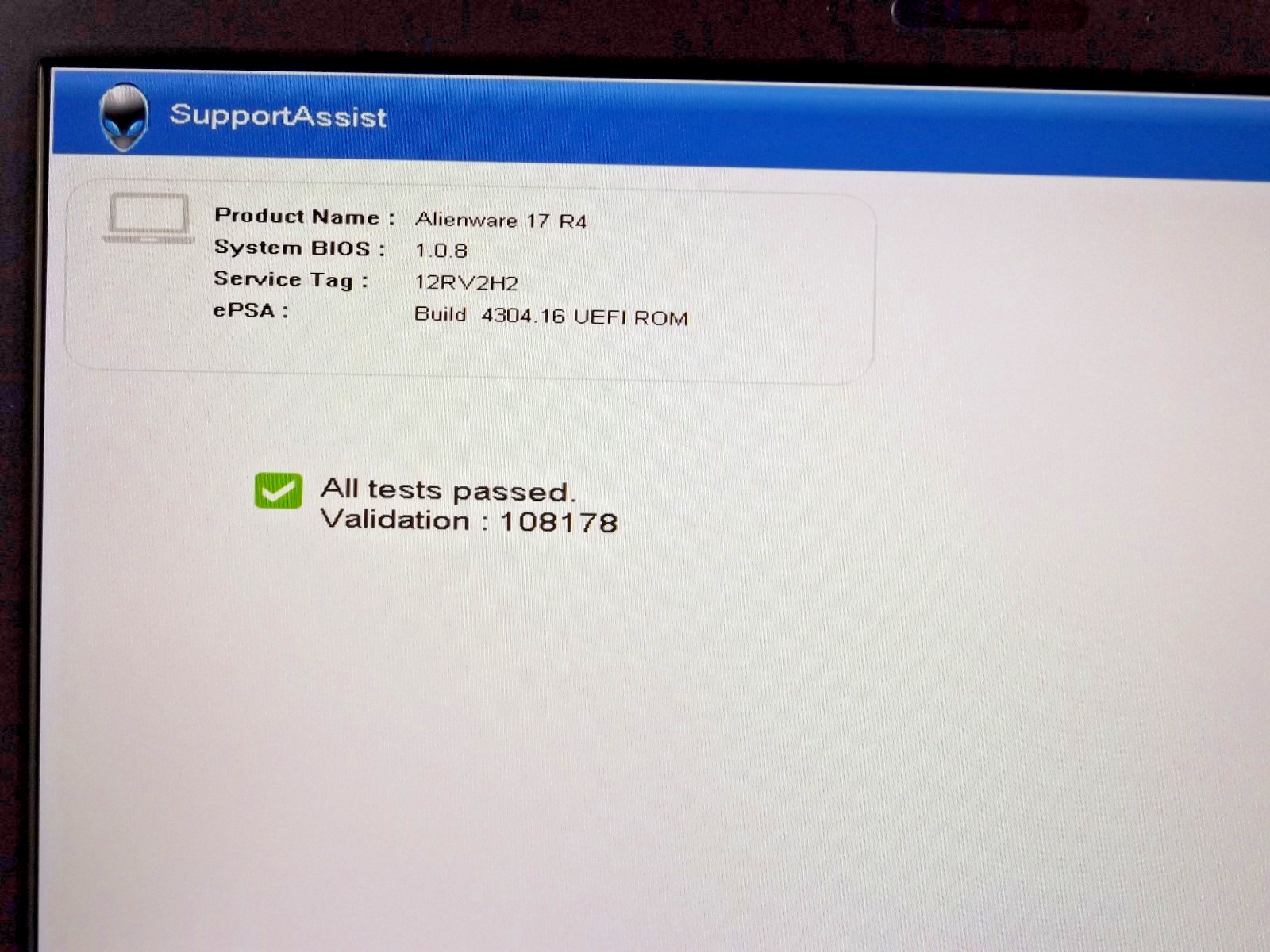 Dell Alienware 17 R4 i7-7700HQ GTX 1070 8GB Vram 16GB RAM 1.25TB SSD Grade A