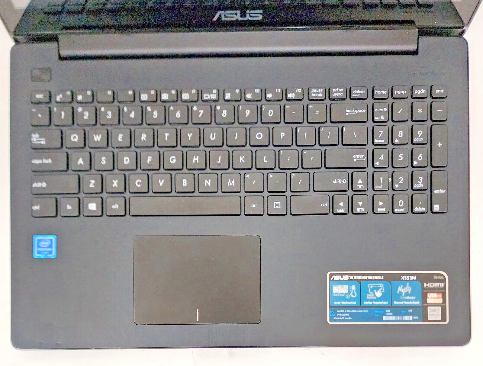 ASUS 15.6″ Laptop 8GB Ram 500GB HDD Intel Pentium N3540 X553M-DH21TQ(WX) *PARTS*
