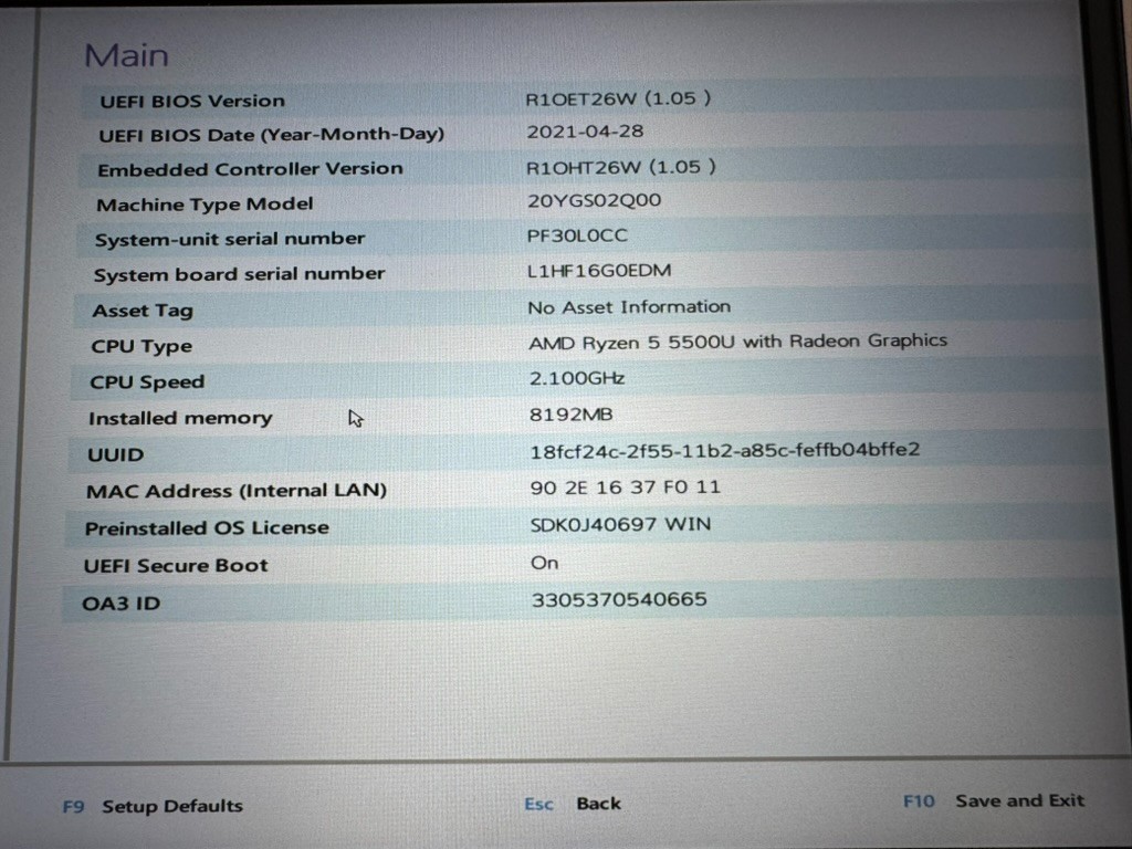 Lenovo ThinkPad X1 Carbon Gen 8 Laptop Intel Core i7-10610U 16GB RAM – No SSD