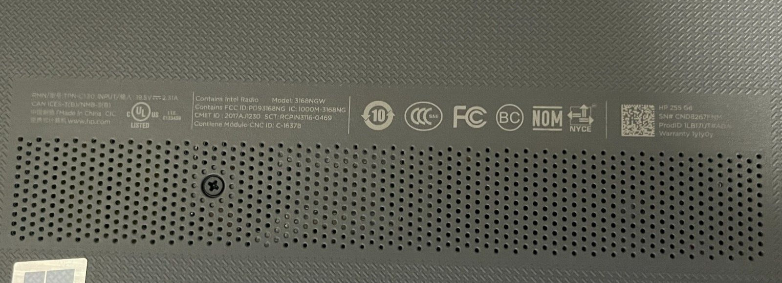 HP 255 G6 | 237 GB SSD | AMD A6-9220 | 8GB DDR4 RAM | USED